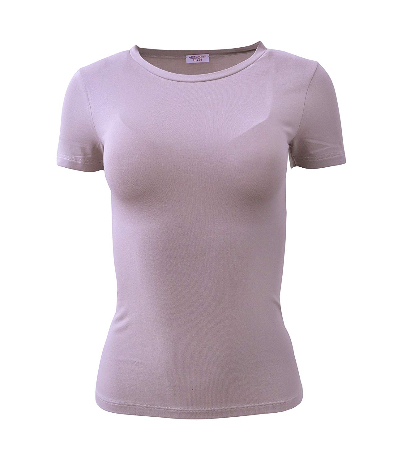 EGI Luxury Modal Women's T-Shirt. Proudly Made in Italy (Crew Neck 1132).