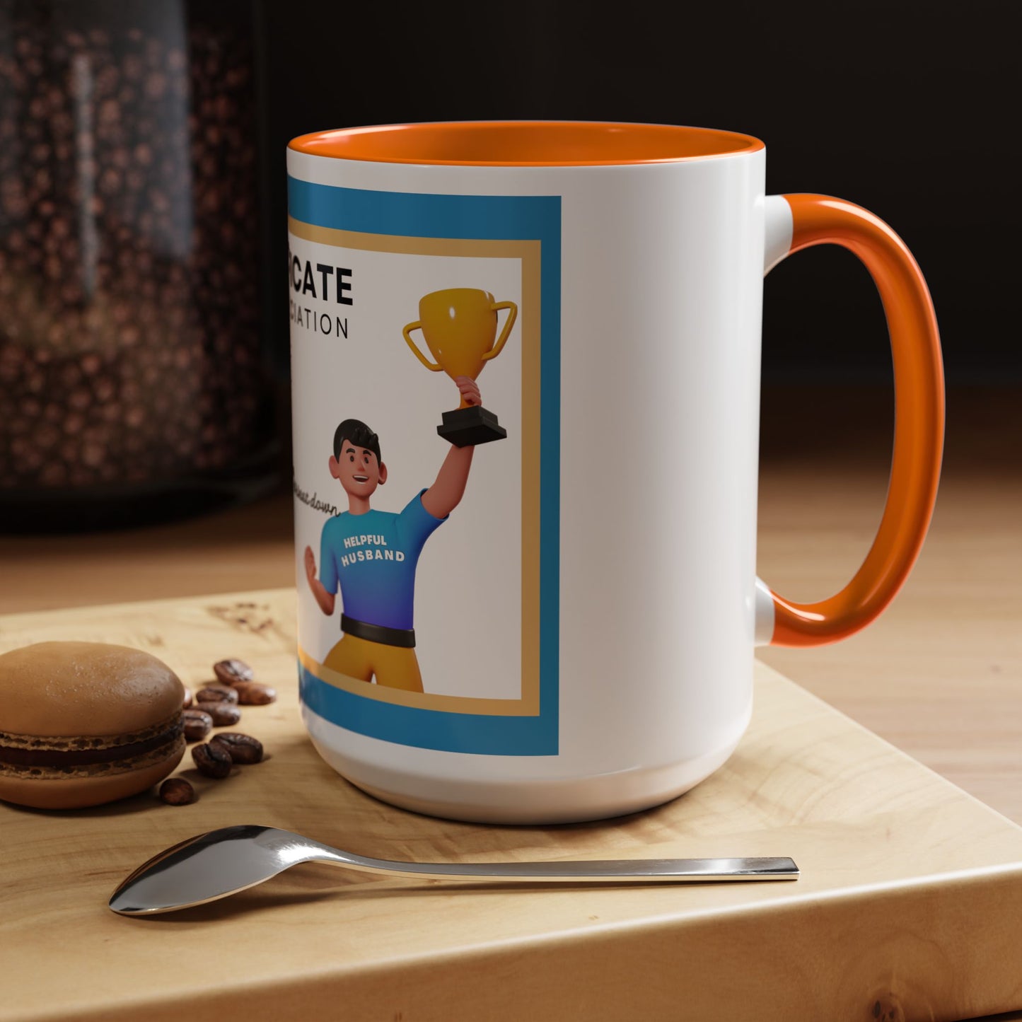 Appreciation Coffee Mug, Leave the Toilet Seat Down, Perfect Gift for Husband, Funny Mug, Award Mug, Cute Office Mug, 11oz & 15oz Options, Motivational Mug