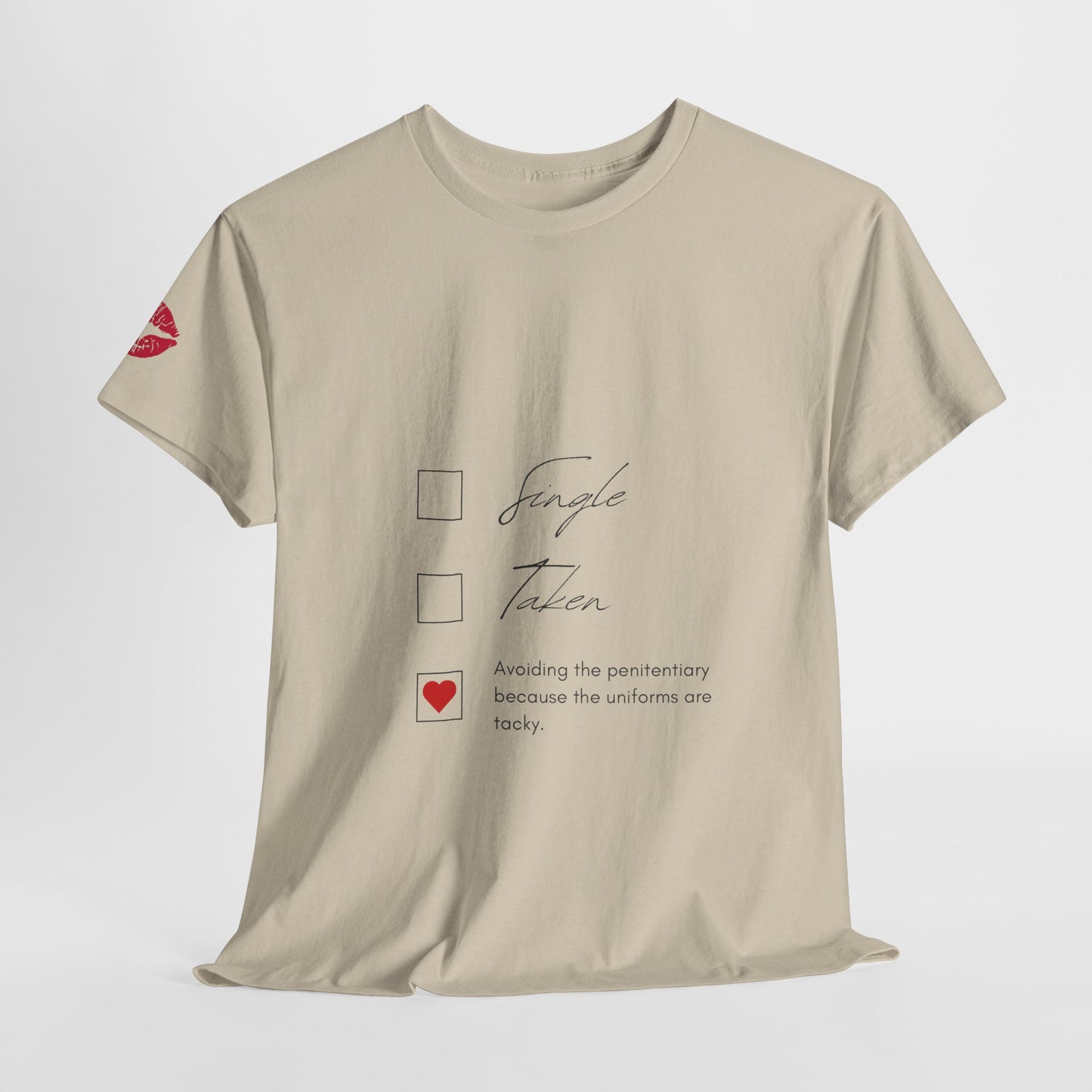 YOU ARE ART - SINGLE, TAKEN... Artistic Unisex Cotton Tee with Heartfelt Prints, Casual Wear, Gift for Artists, Streetwear, Inspirational Fashion