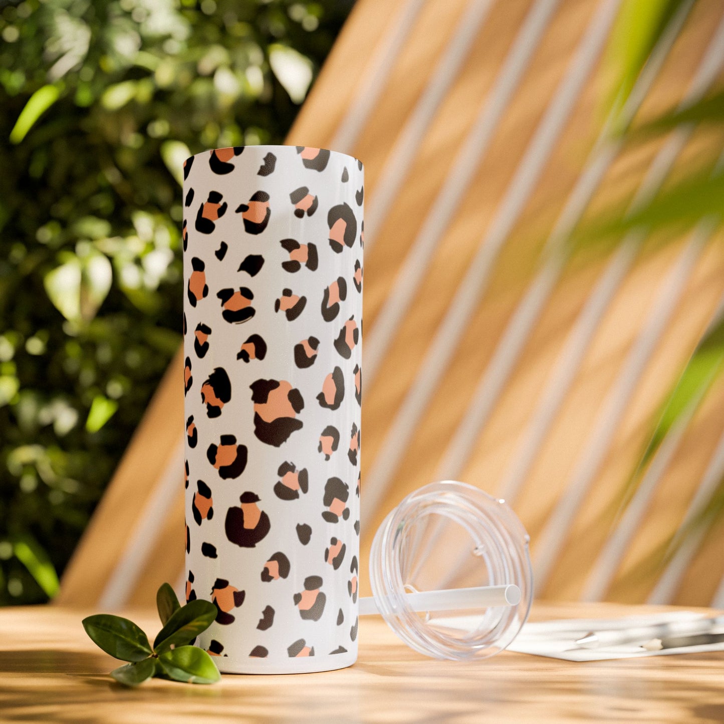 Chic Cheetah Print Tumbler, Trendy Travel Mug, Animal Print Water Bottle, Perfect Gift for Her, Stylish Beverage Container