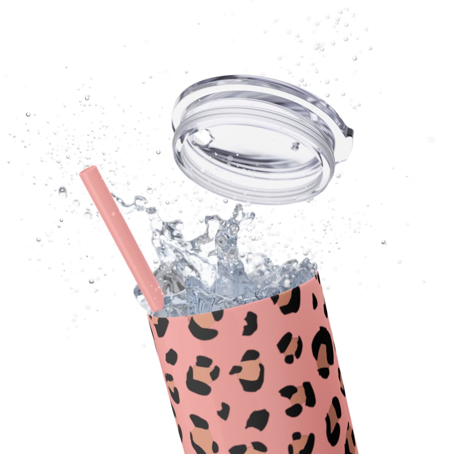 Chic Cheetah Print Tumbler, Trendy Travel Mug, Animal Print Water Bottle, Perfect Gift for Her, Stylish Beverage Container