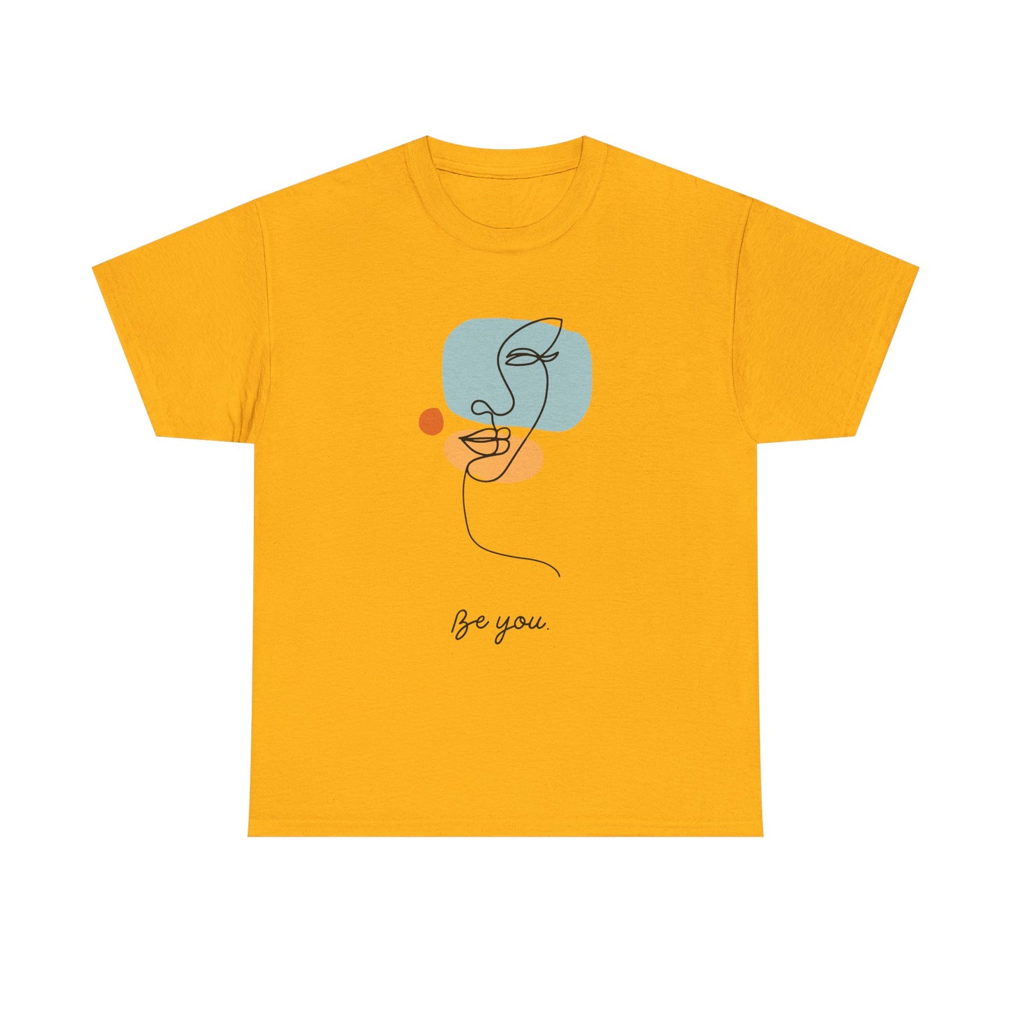 Minimalist Be You Tee, Unisex Cotton T-Shirt, Inspirational Graphic Tee, Gift for Friends, Casual Everyday Wear, Self-Love Apparel