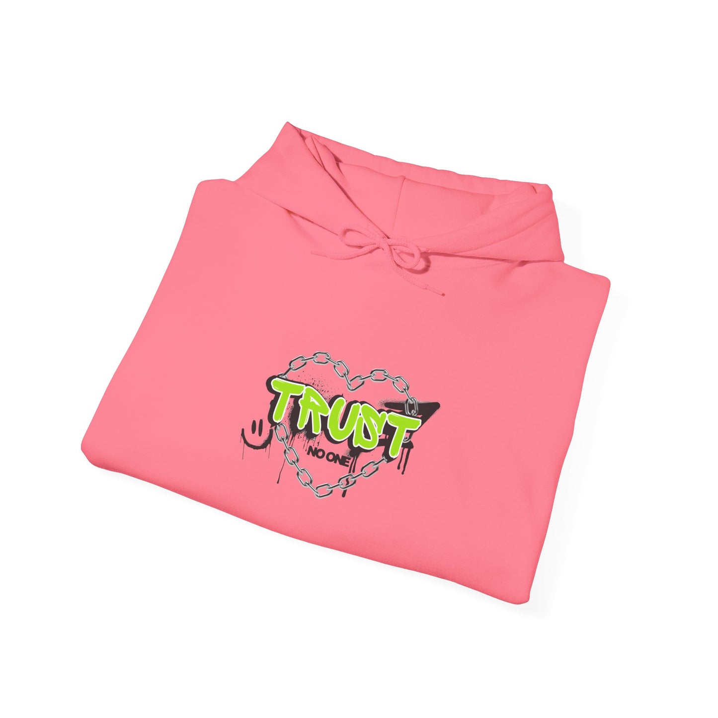 Trust No One Graphic Unisex Hoodie – Casual Streetwear for Everyday Comfort