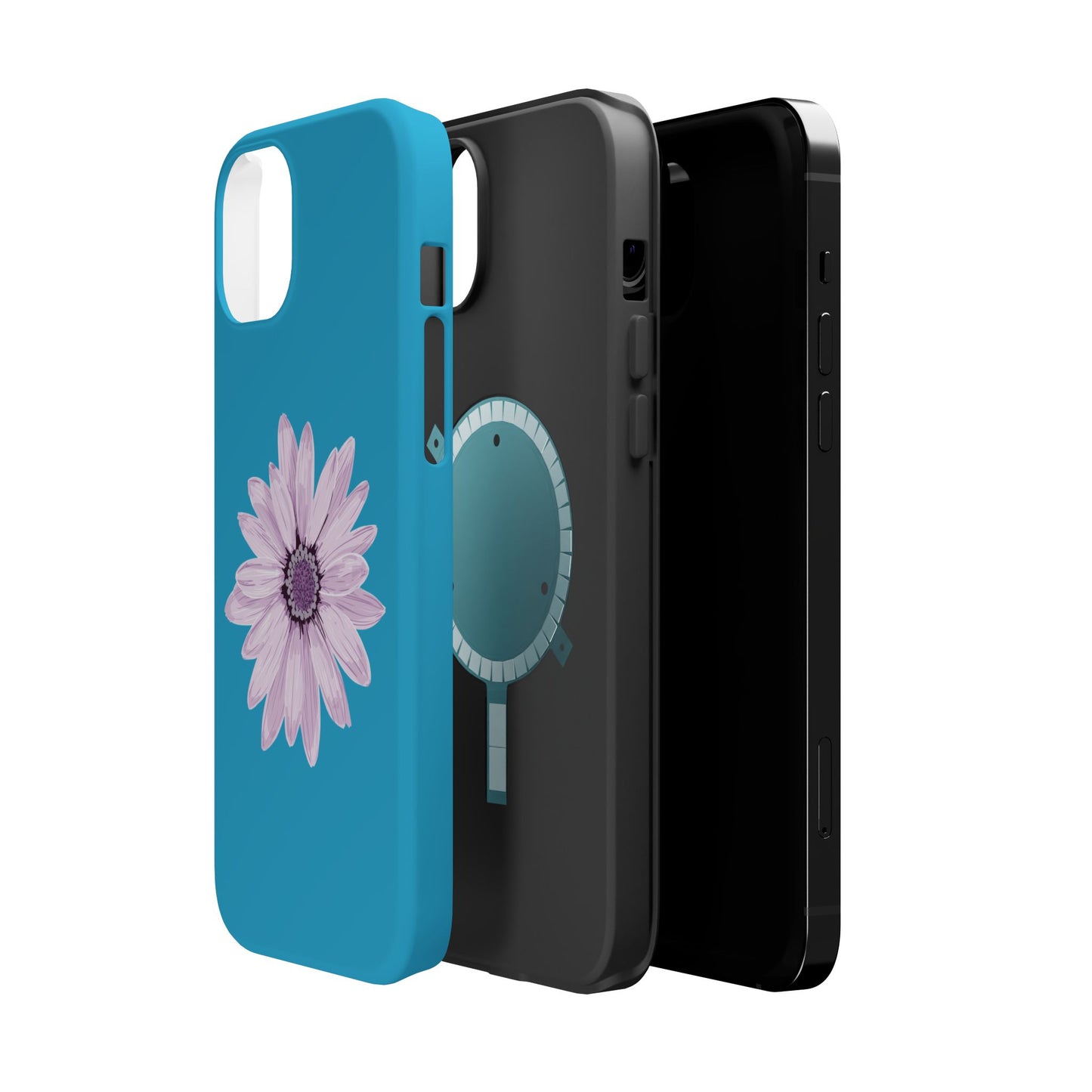 Magnetic Phone Cases with Floral Design, Impact-Resistant Accessories, Stylish Tech Protection, Gifts for Her, Unique Cell Phone Cases