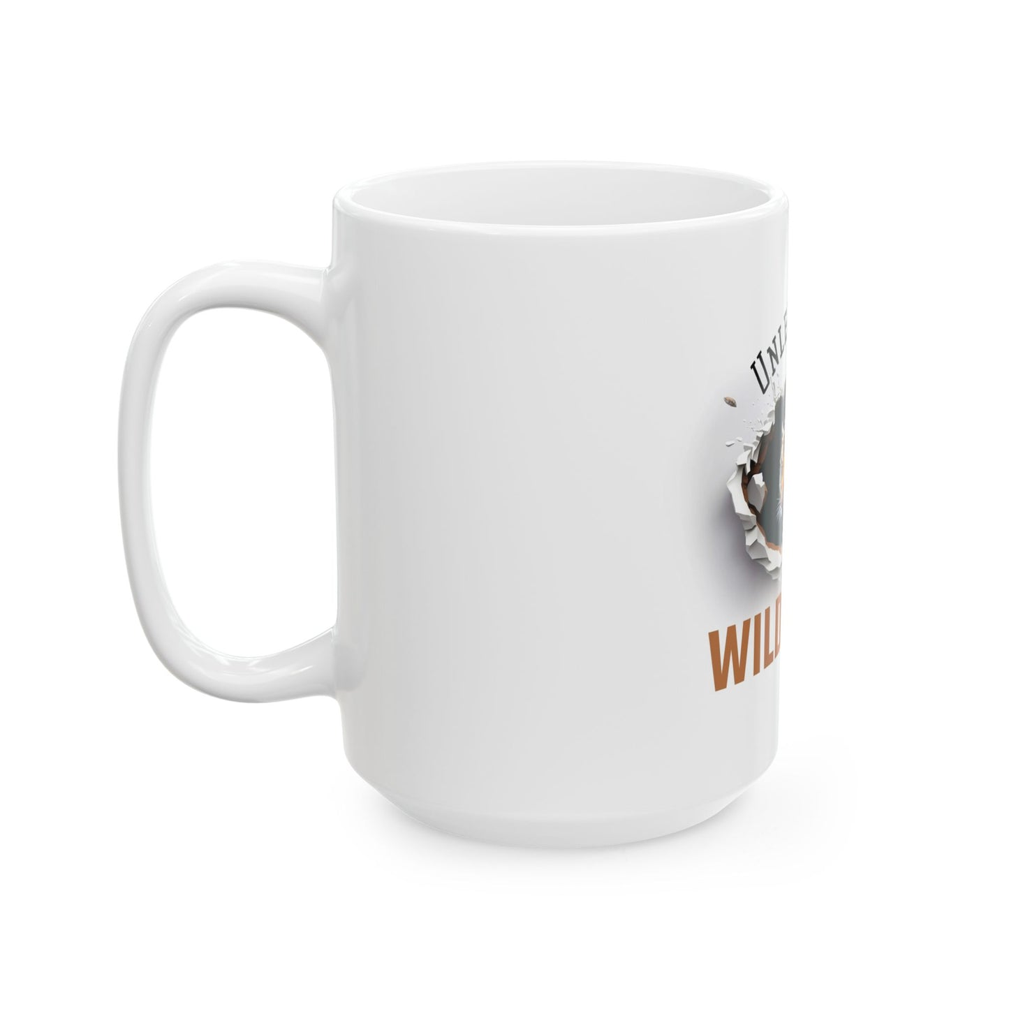 Wild Tiger Ceramic Mug - Unleash the Wild, Cool Gift for Animal Lovers, Coffee Mug, Home Decor, Nature Lover's Mug, Unique Kitchenware