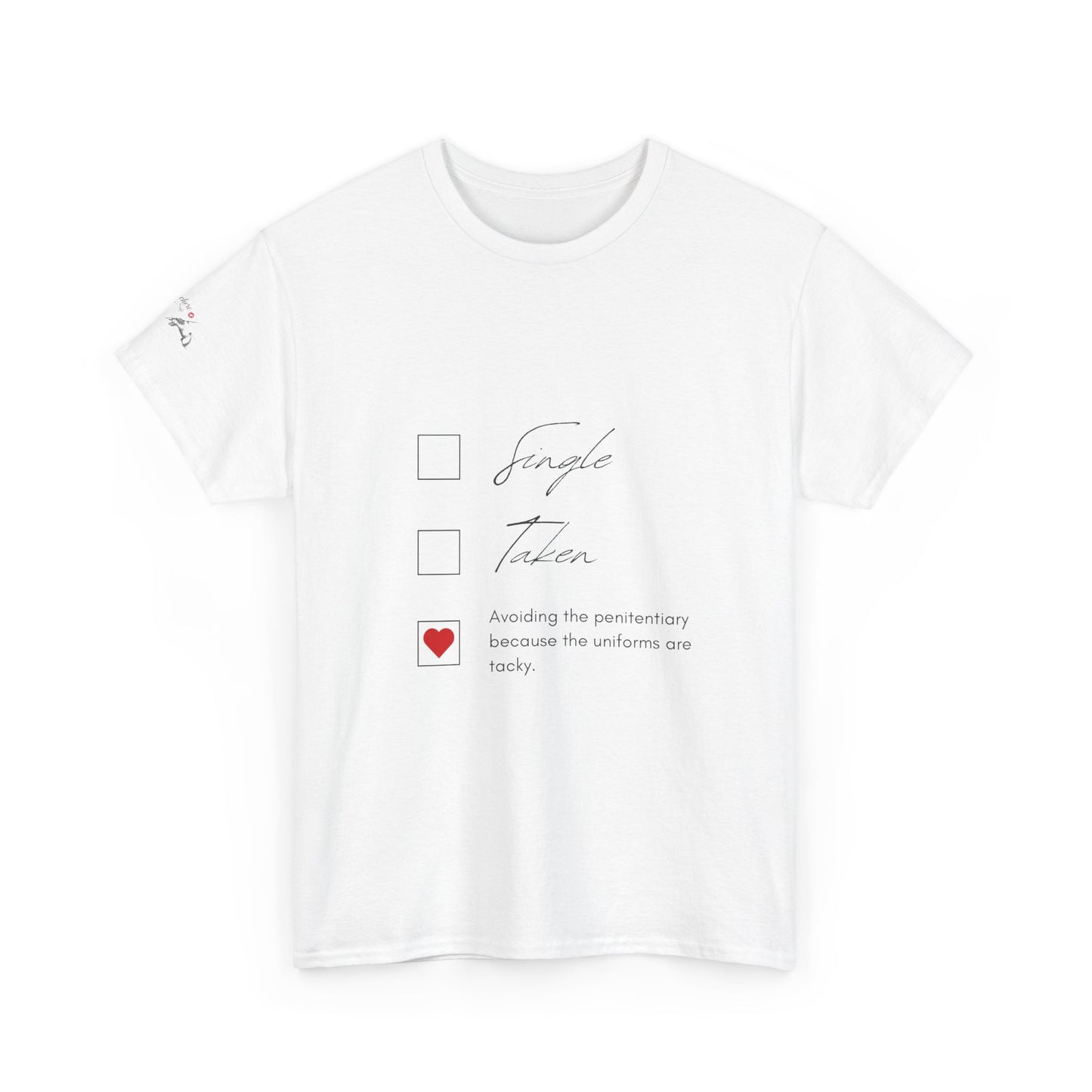Single Taken Avoiding the Pen Play Where It's Safe T-Shirt Unisex Heavy 100% Cotton Tee