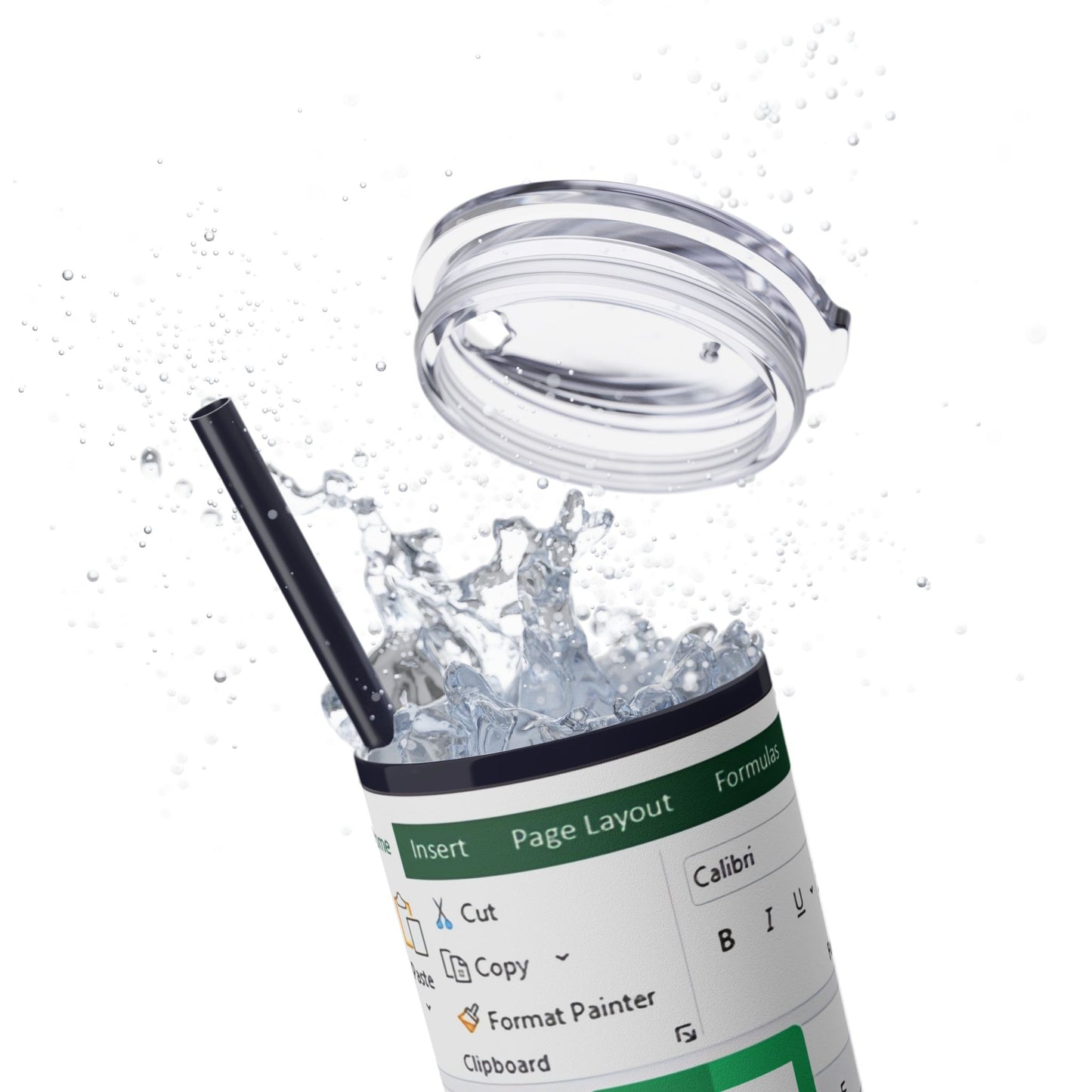 Freak in the Sheets Spreadsheet Themed Tumbler, 20oz Gift for Students, Accountants, Office Humor, Funny Drinkware