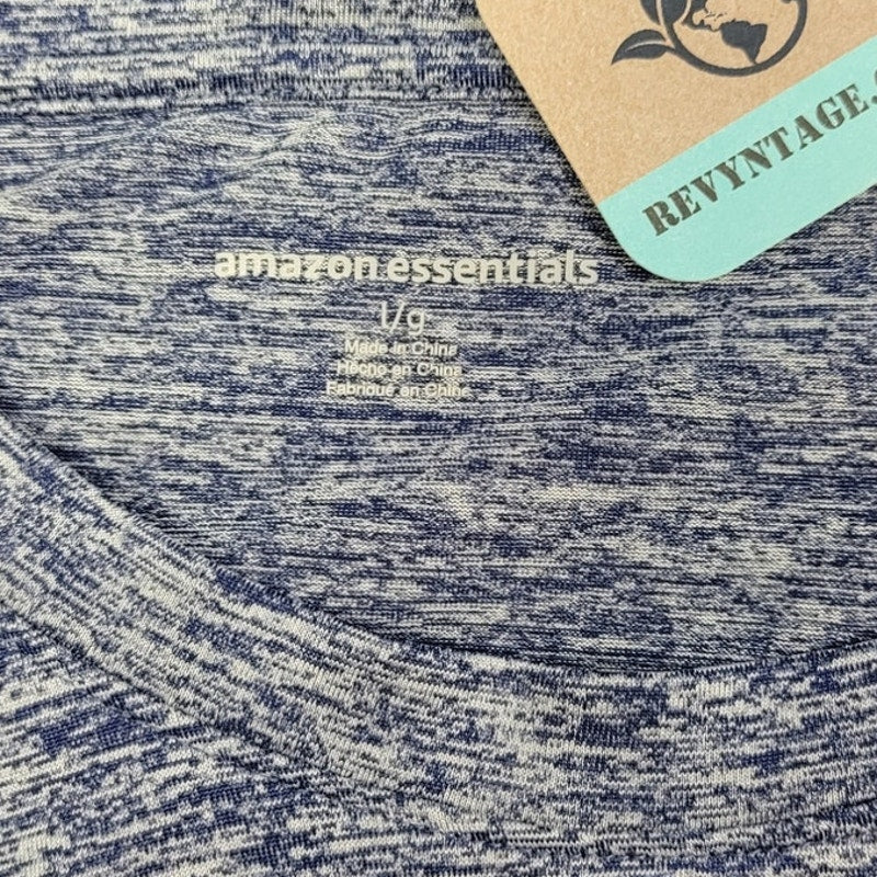 Hand Printed Upcycled Womens Large Summer Vibes Athletic Short Sleeve Tee Shirt