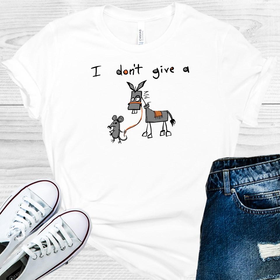 I Don't Give a Rat's A** Graphic Tee