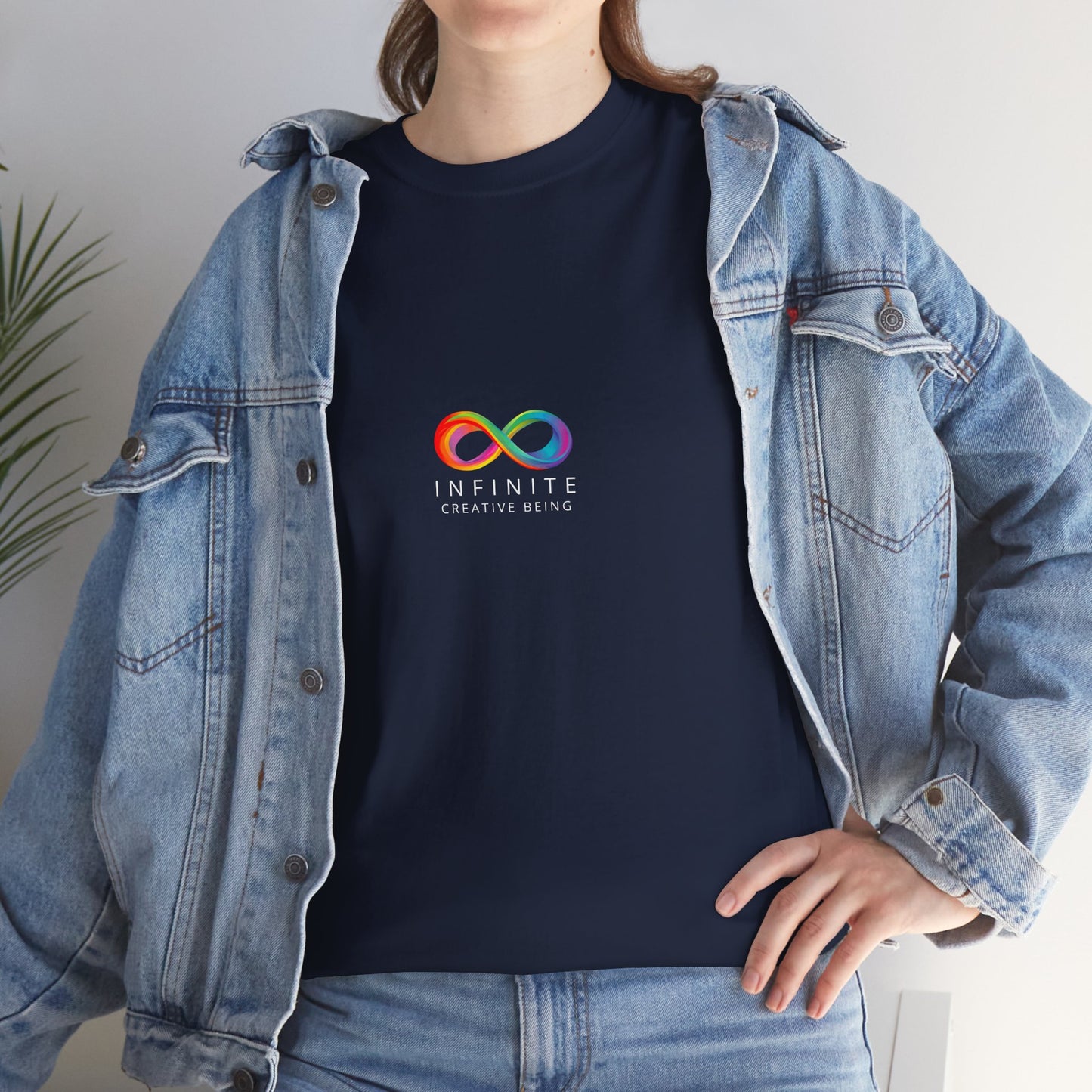 Colorful Infinite Creative Being Unisex Tee, Inclusive Fashion, Everyday Casual Wear, Gift for Friends