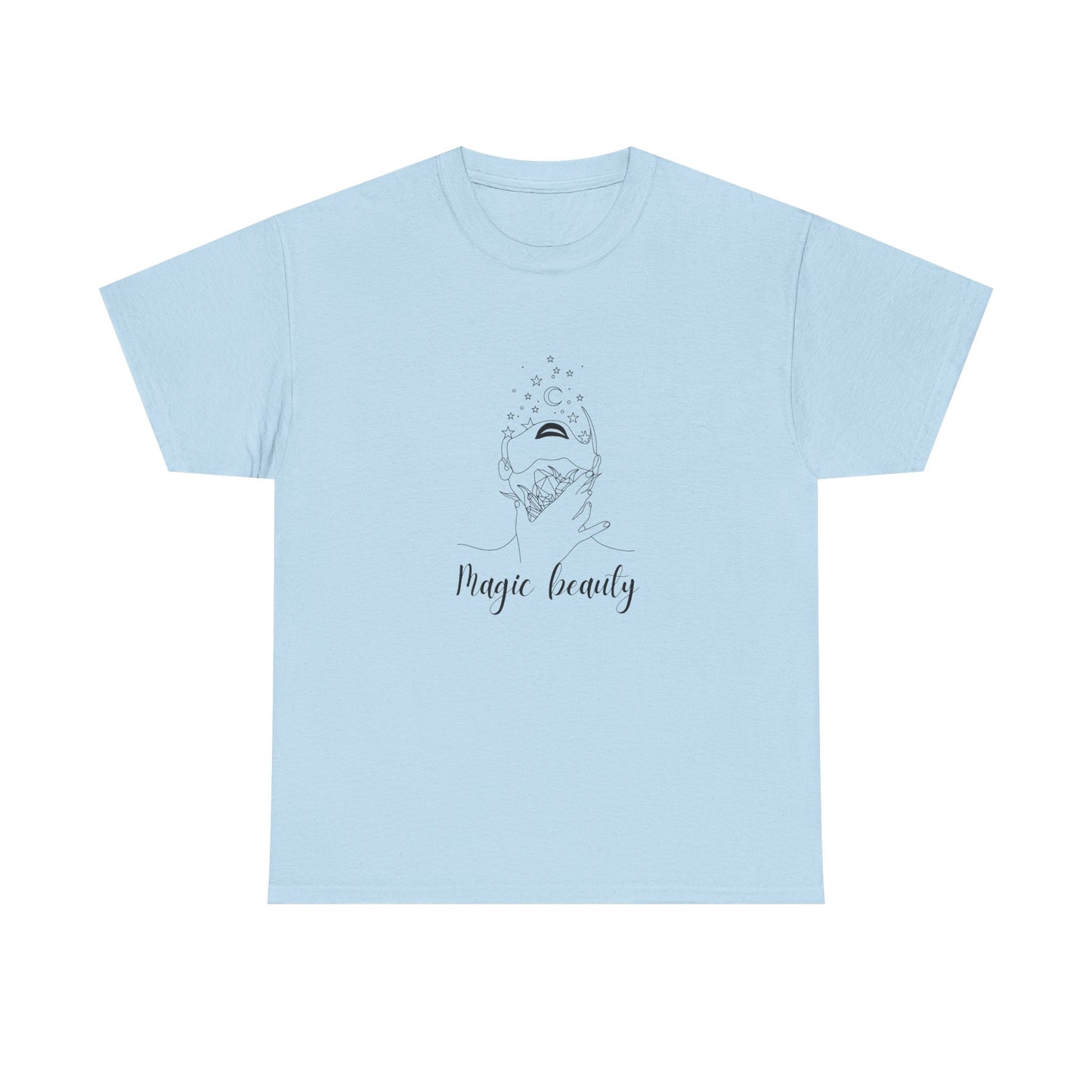 100% Heavy Cotton Tee - Magical Beauty Graphic Tee, Casual Everyday Wear, Gift for Her, Eco-Friendly Fashion, Summer Wardrobe Essential