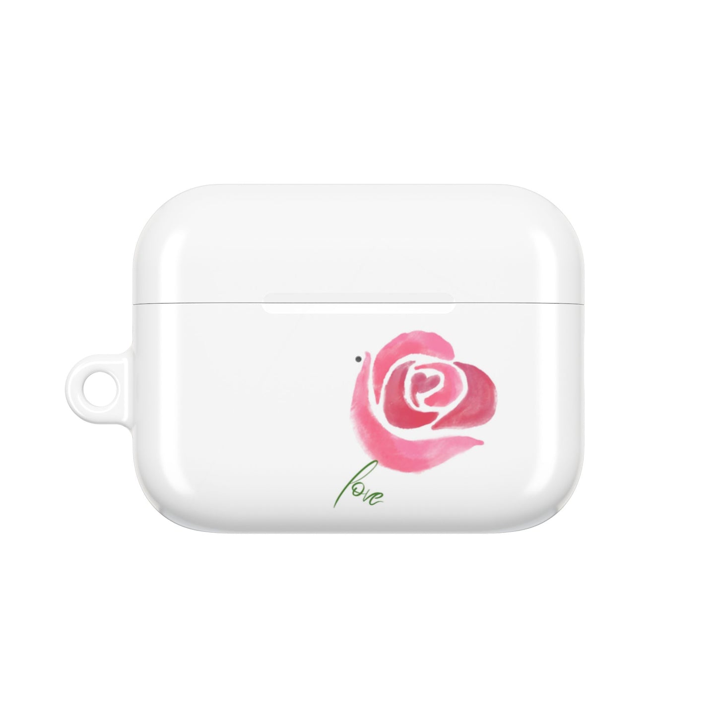 Romantic Rose AirPod Case - Cute Floral Design, Gift for Her, Valentine's Day Present, Trendy Accessory, Love Theme
