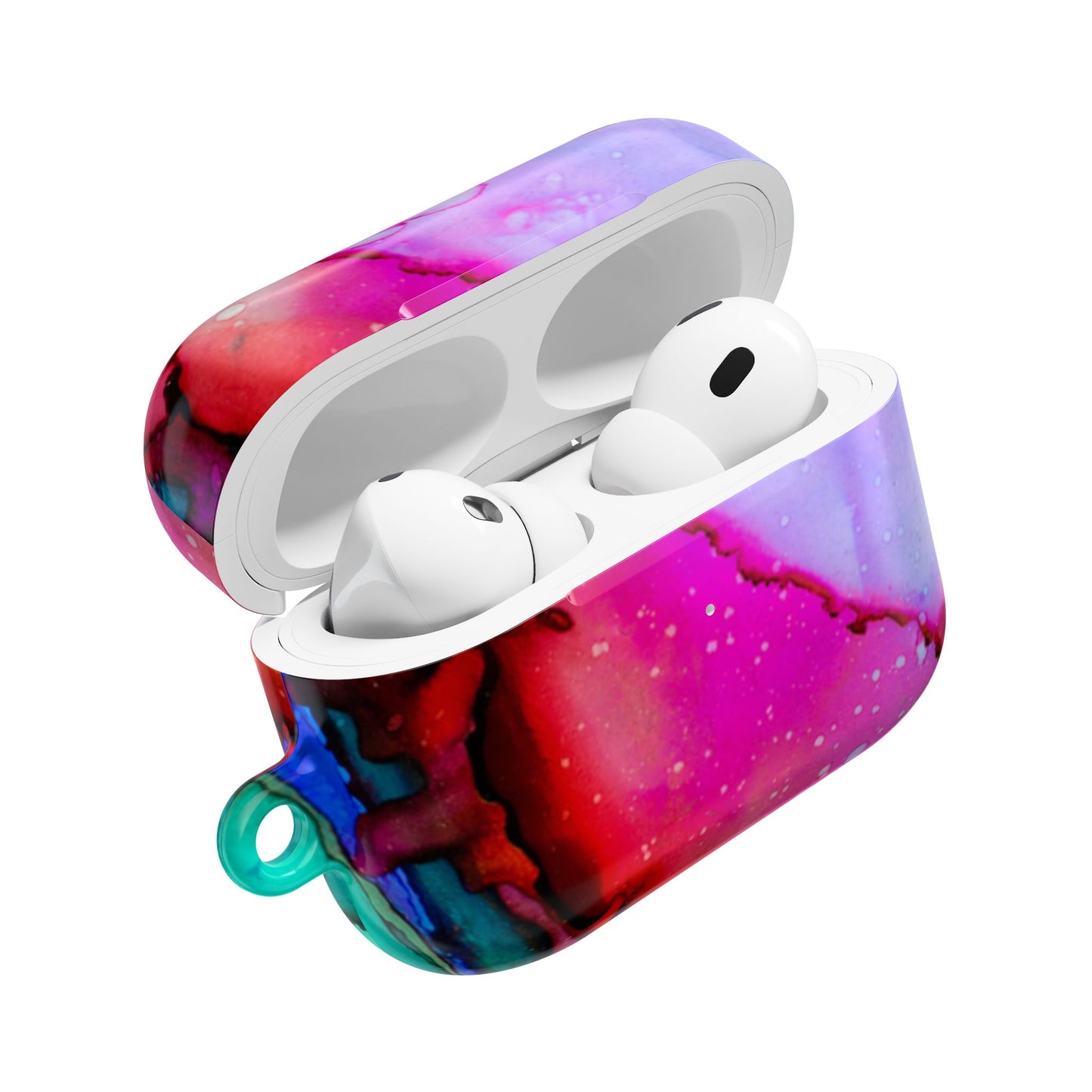 Colorful Marble AirPod Case, Trendy Tech Accessory, Gift for Music Lovers, Unique Earbud Cover for Her, Stylish AirPods Holder