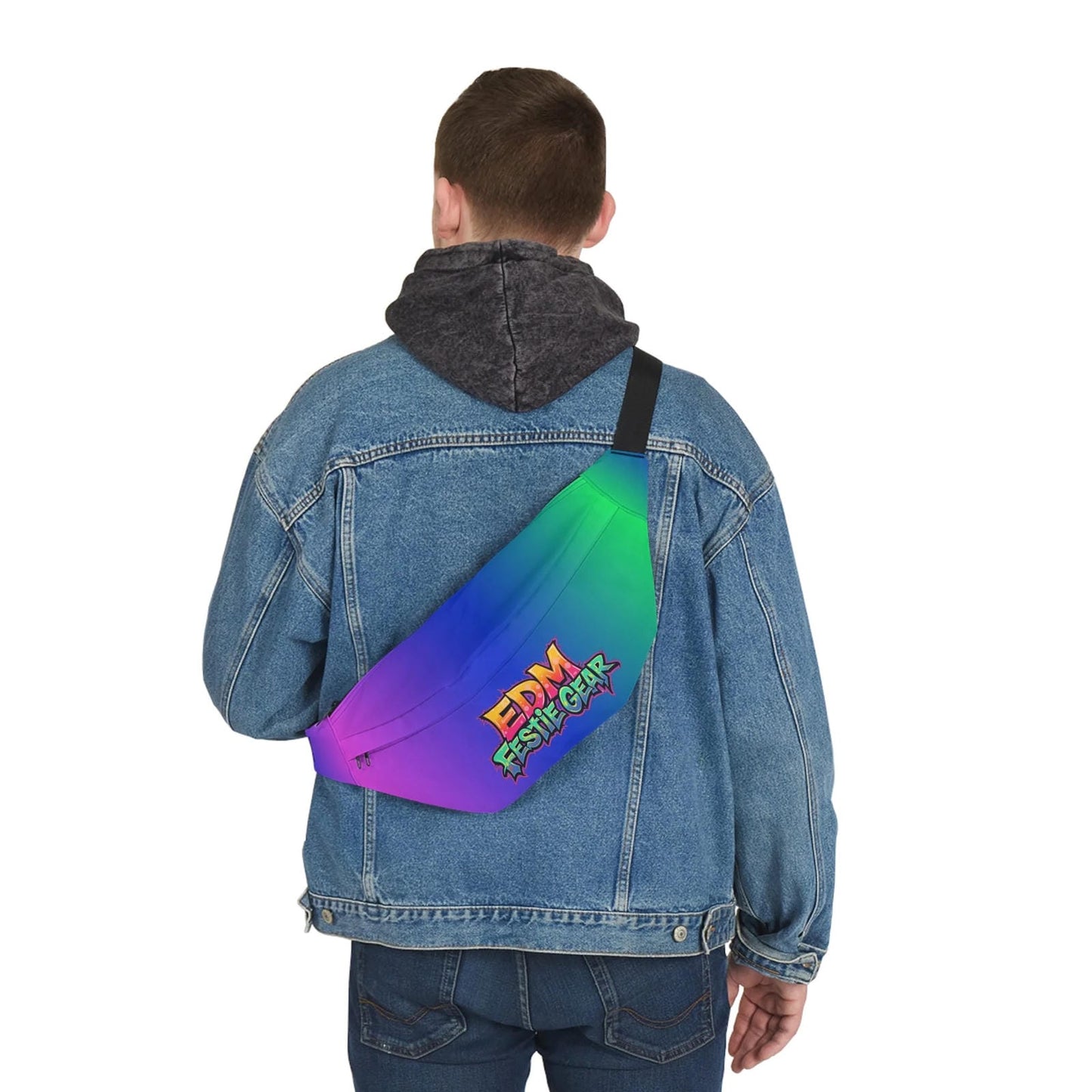 EDM Festival Vibe Rainbow Fanny Pack