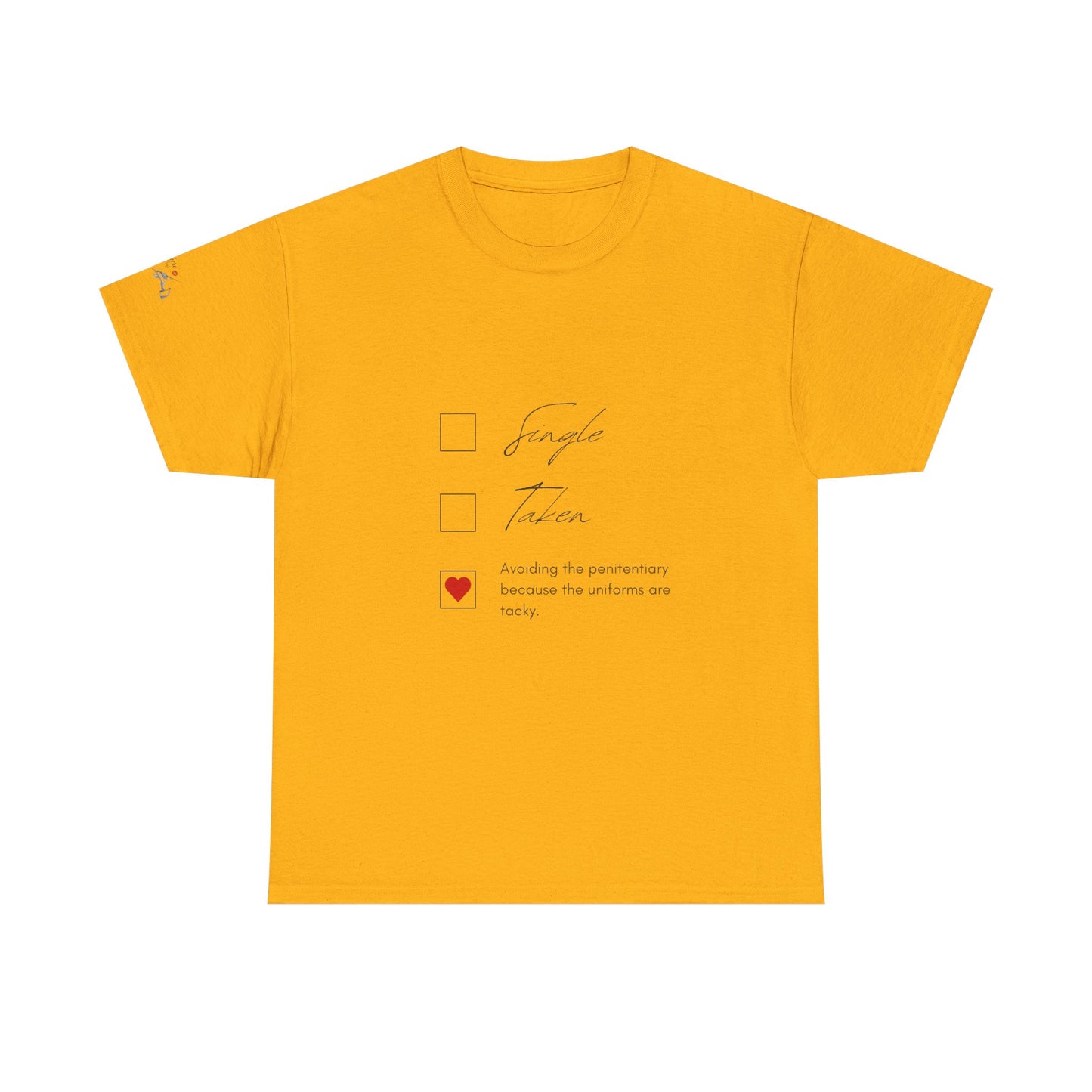Single Taken Avoiding the Pen Play Where It's Safe T-Shirt Unisex Heavy 100% Cotton Tee