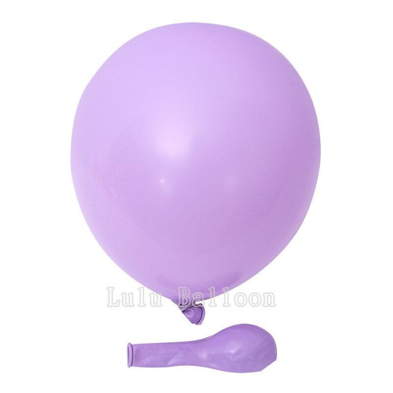 92pcs Pastel White Purple And Gold Garland Balloons Kit For Party Wedding Birthday Baby Shower Bridal Shower Gender Reveal