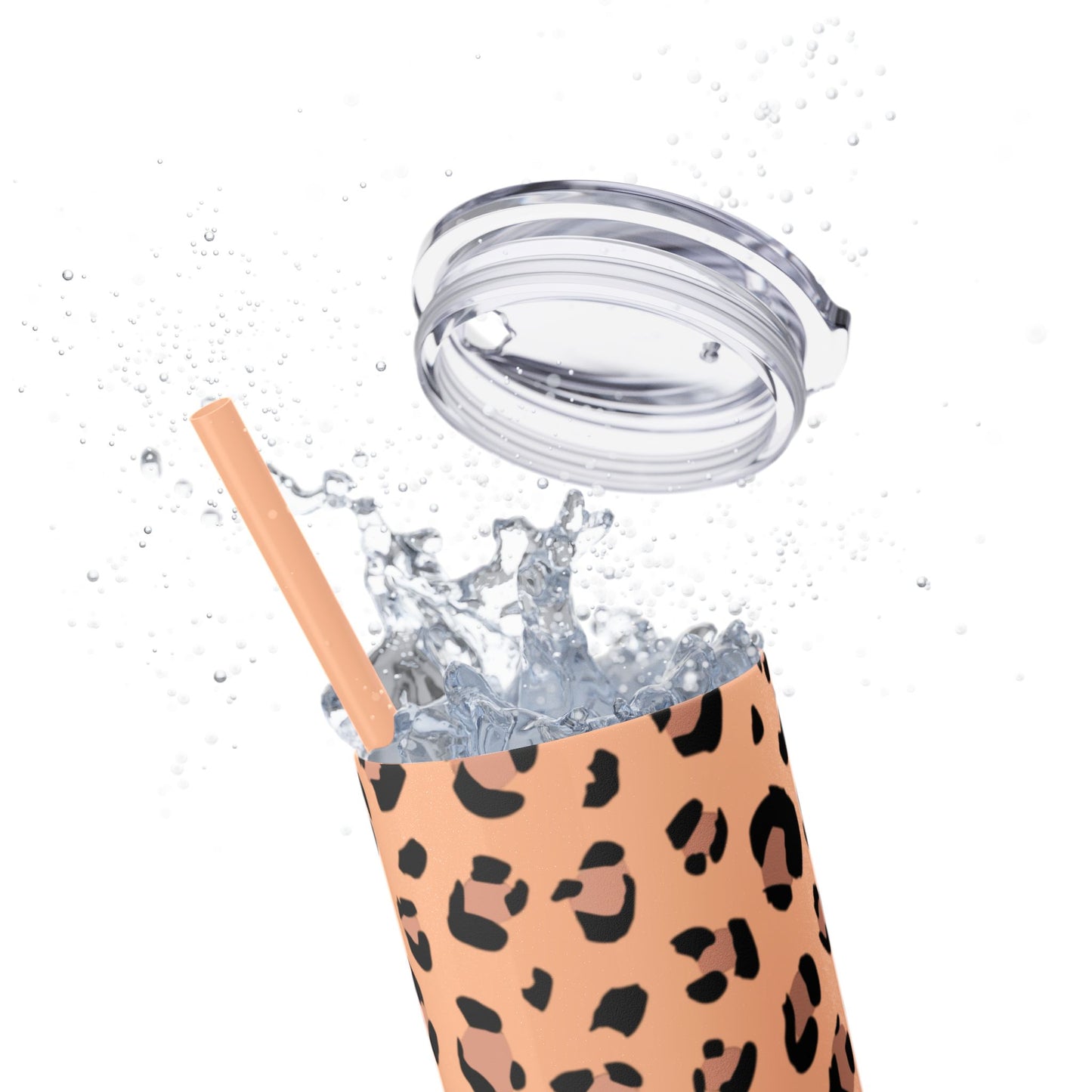 Chic Cheetah Print Tumbler, Trendy Travel Mug, Animal Print Water Bottle, Perfect Gift for Her, Stylish Beverage Container