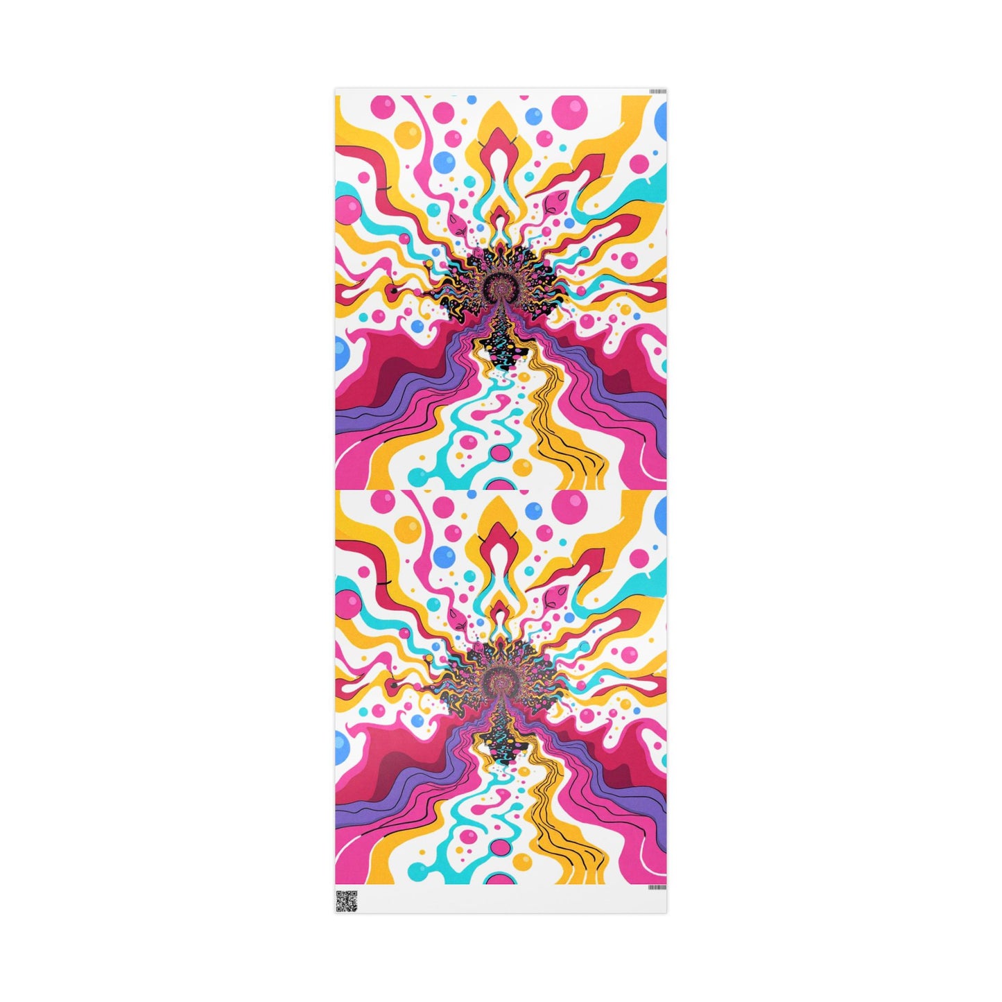 Vibrant Wrapping Paper Rolls - Colorful Gift Wrap for All Occasions, Birthday, Holidays, DIY Projects, Crafting