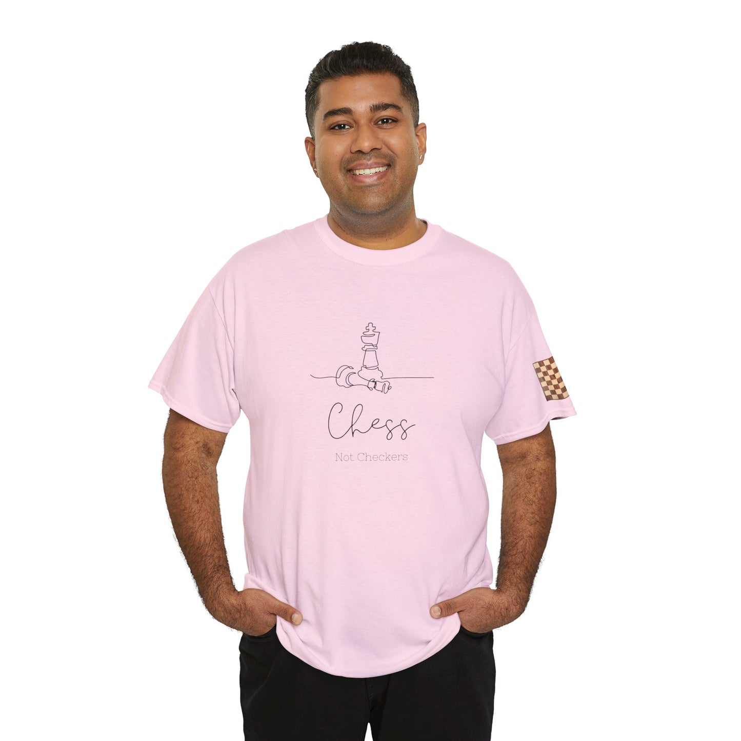 Chess Not Checkers Unisex Tee - Ethically Grown 100% Cotton - GILDAN
