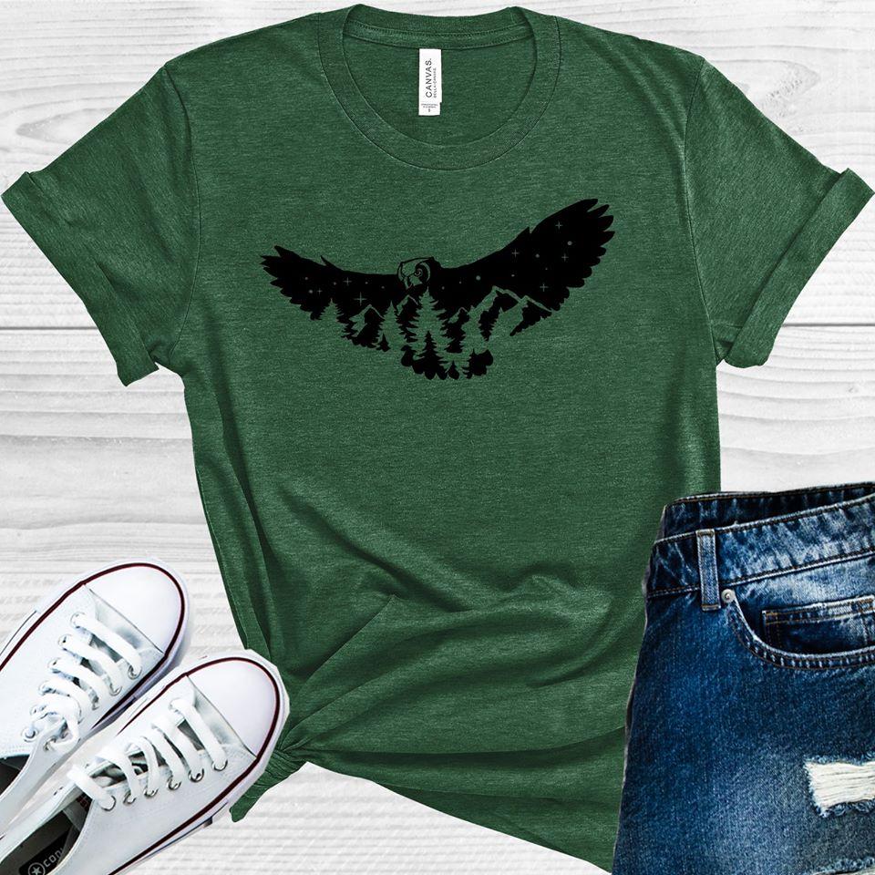 Owl Silhouette Graphic Tee