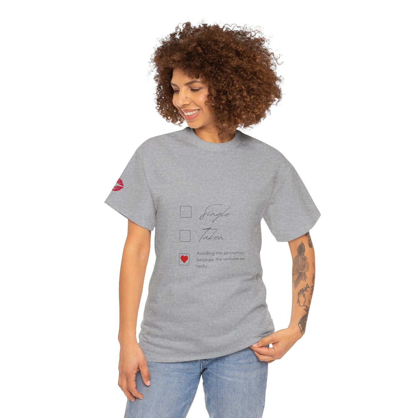 YOU ARE ART - SINGLE, TAKEN... Artistic Unisex Cotton Tee with Heartfelt Prints, Casual Wear, Gift for Artists, Streetwear, Inspirational Fashion