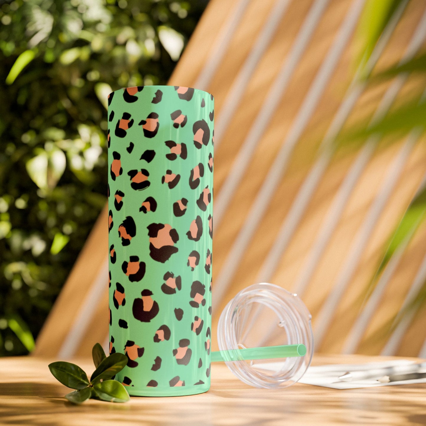Chic Cheetah Print Tumbler, Trendy Travel Mug, Animal Print Water Bottle, Perfect Gift for Her, Stylish Beverage Container