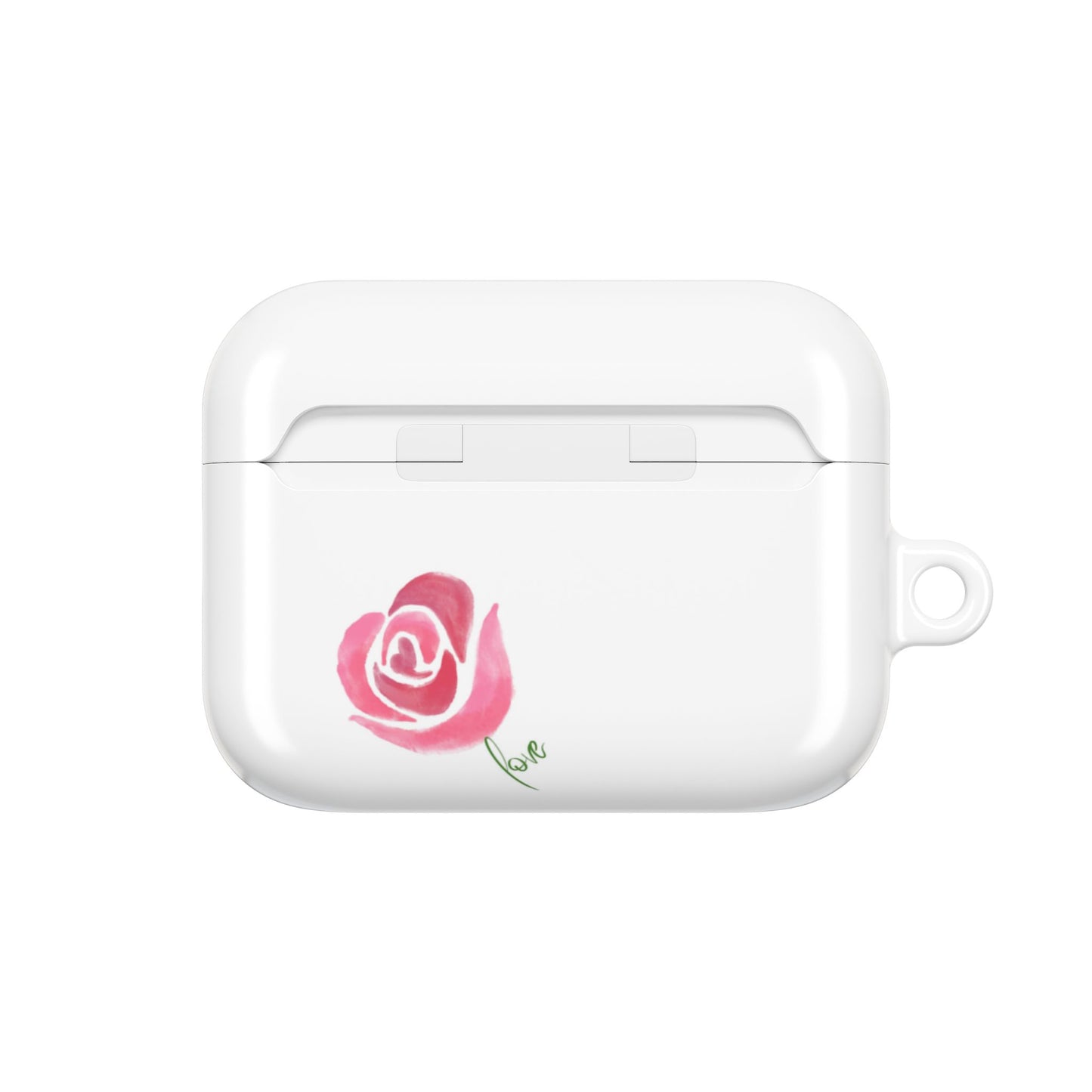 Romantic Rose AirPod Case - Cute Floral Design, Gift for Her, Valentine's Day Present, Trendy Accessory, Love Theme