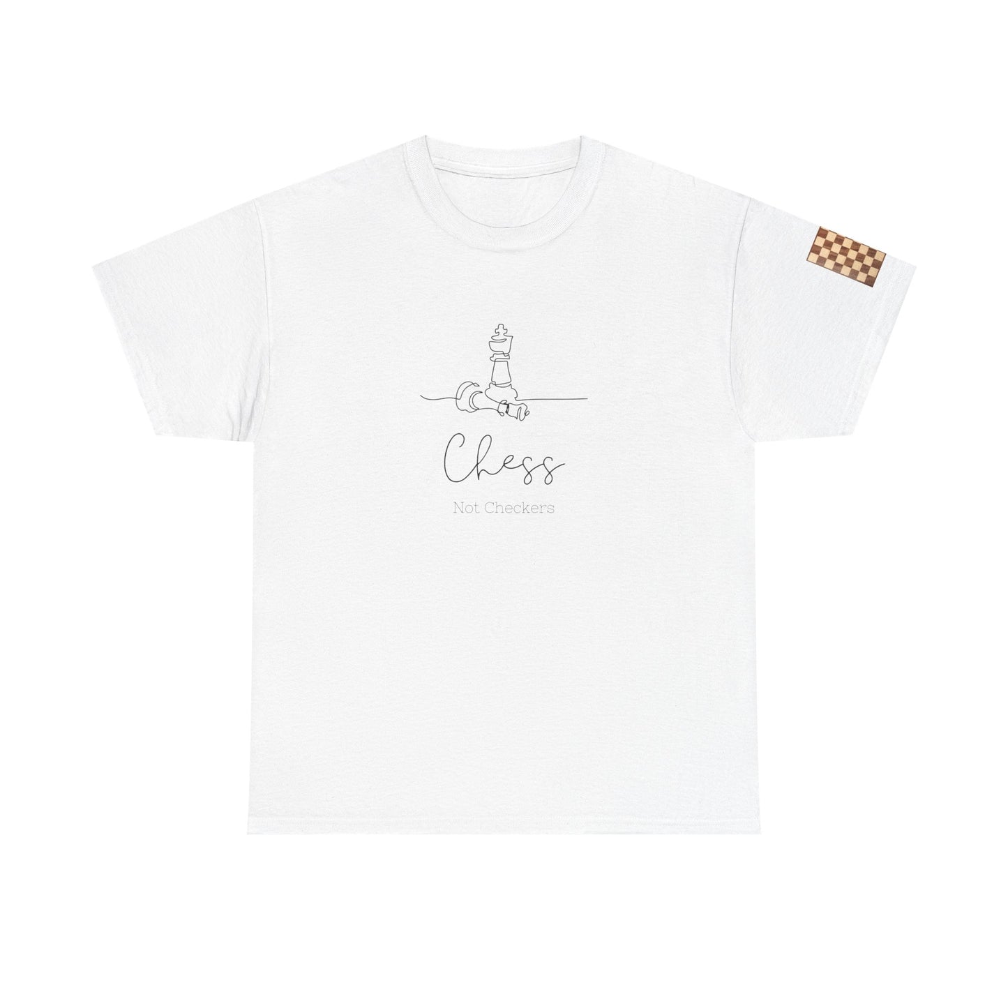 Chess Not Checkers Unisex Tee - Ethically Grown 100% Cotton - GILDAN