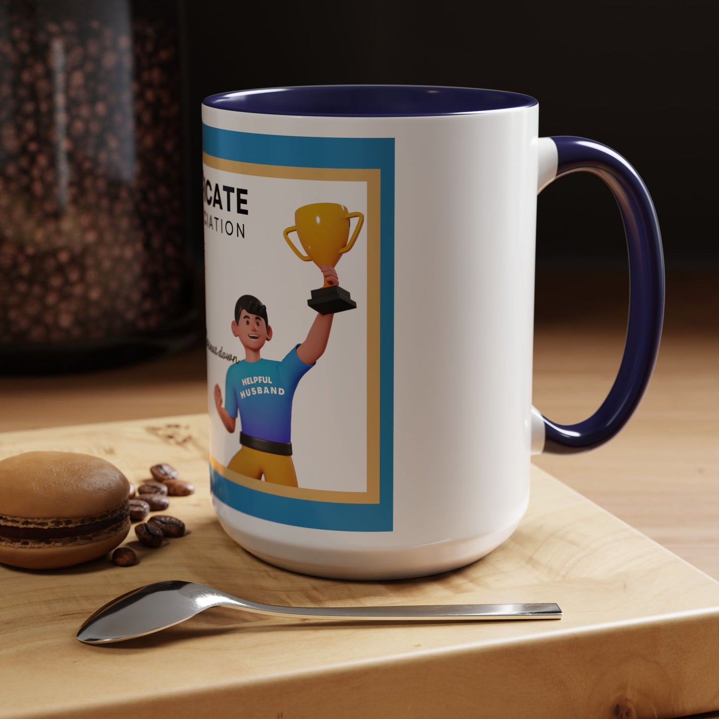 Appreciation Coffee Mug, Leave the Toilet Seat Down, Perfect Gift for Husband, Funny Mug, Award Mug, Cute Office Mug, 11oz & 15oz Options, Motivational Mug