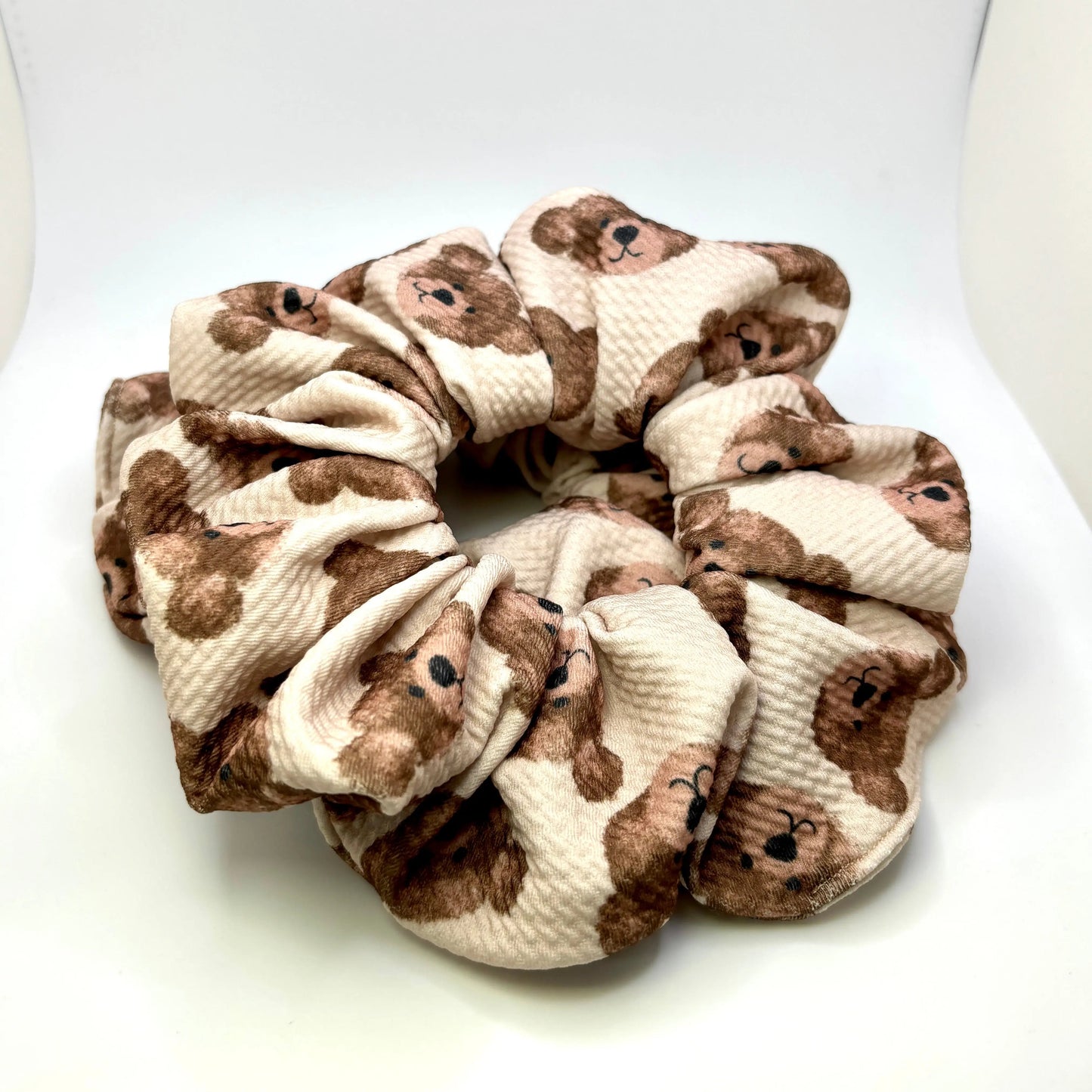 Teddy Bear Bullet Scrunchie