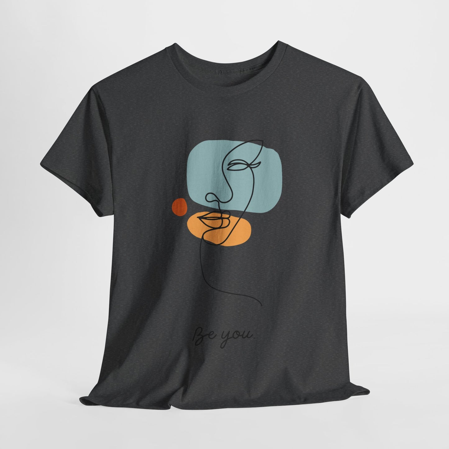 Minimalist Be You Tee, Unisex Cotton T-Shirt, Inspirational Graphic Tee, Gift for Friends, Casual Everyday Wear, Self-Love Apparel