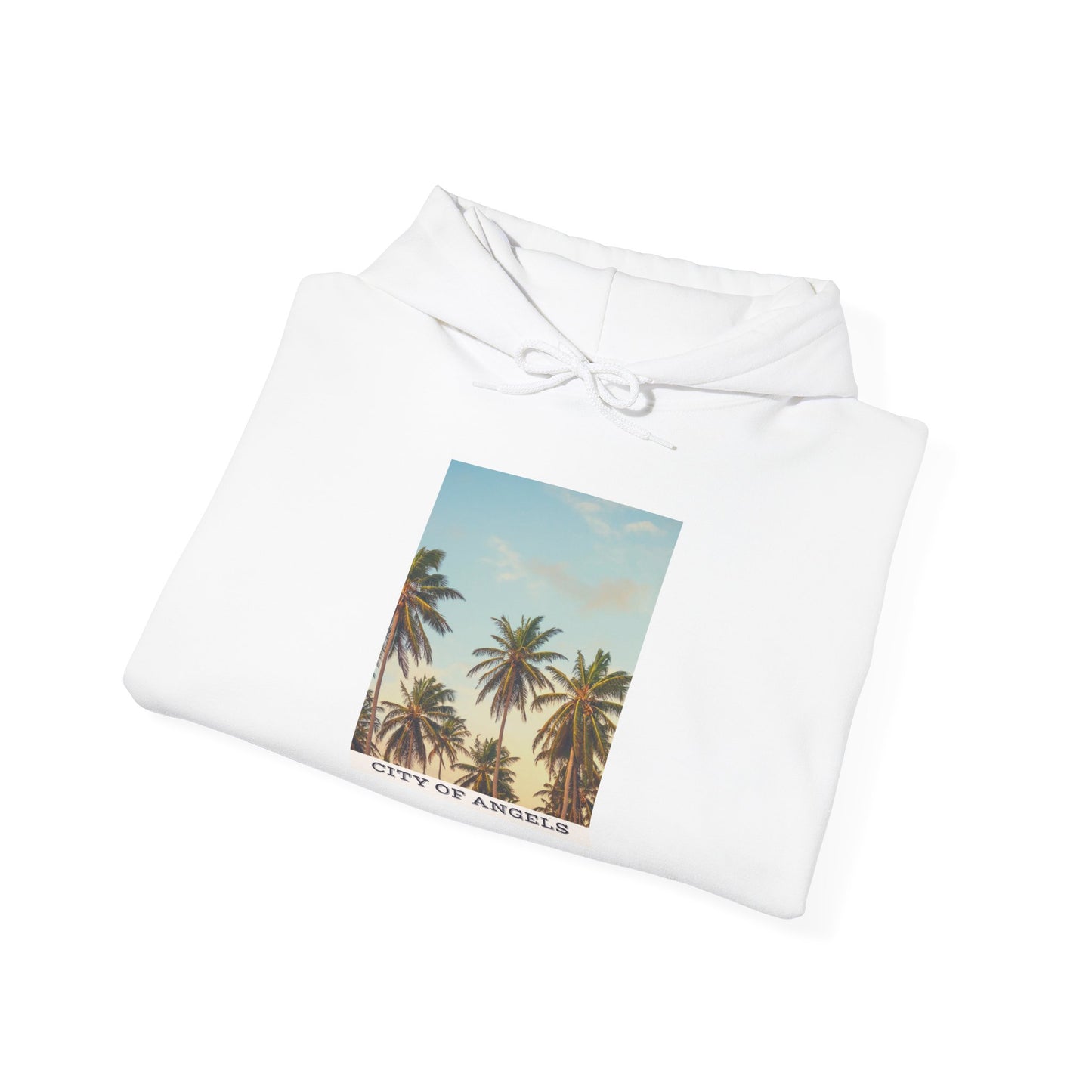 California Palm Trees Hoodie, Unisex Sweatshirt, Coastal Style Apparel, Summer Vibes Gift, Vacation Wardrobe Essential