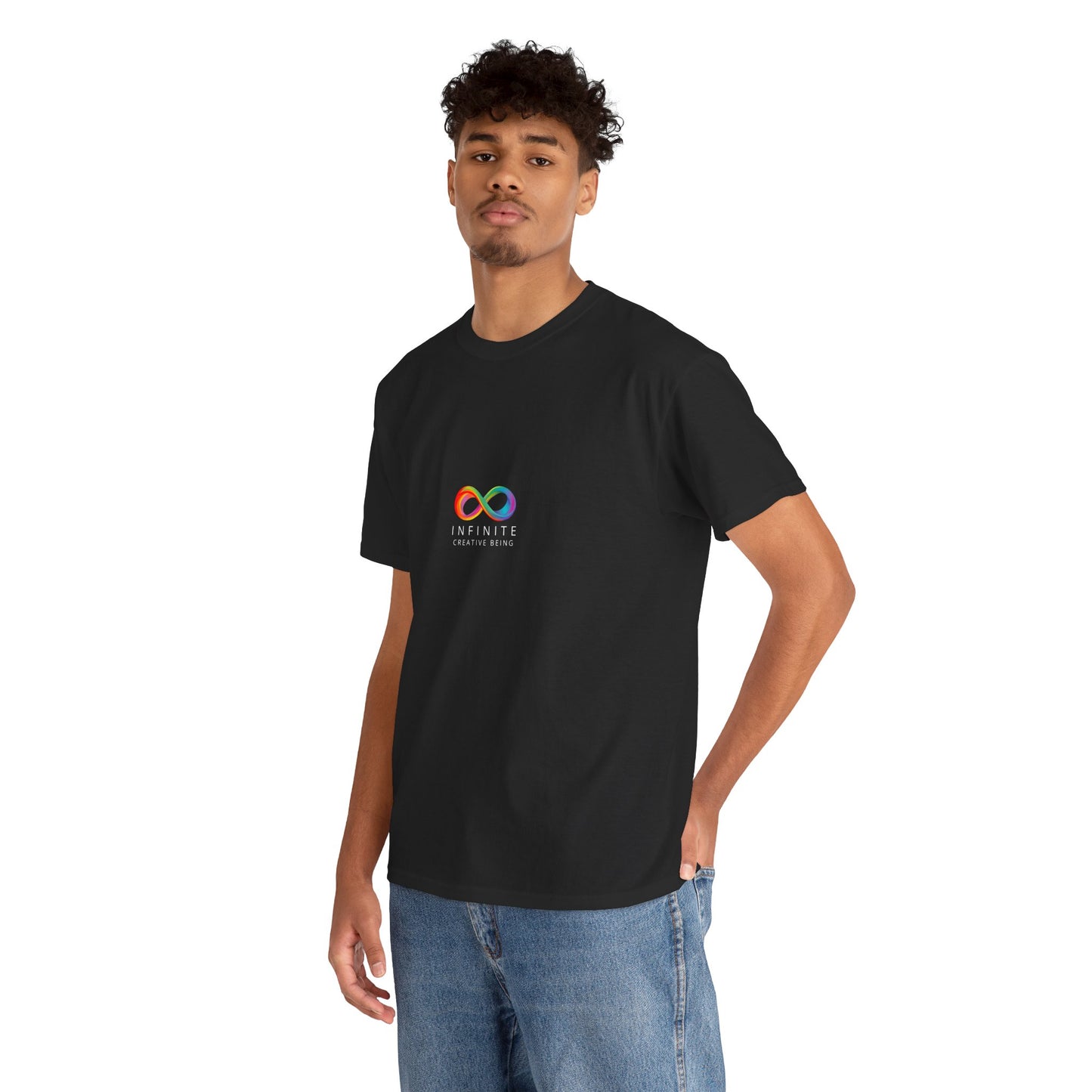 Colorful Infinite Creative Being Unisex Tee, Inclusive Fashion, Everyday Casual Wear, Gift for Friends