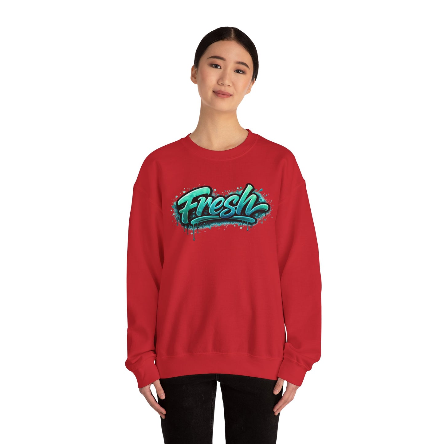 Fresh Graffiti Crewneck Sweatshirt
