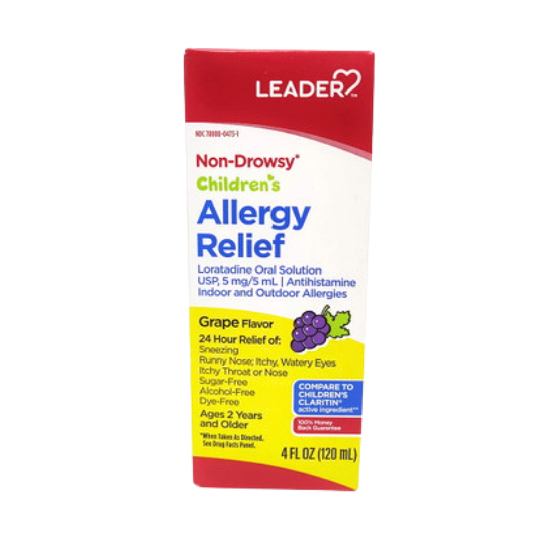 Leader Allergy Infantil Sabor Uva 4 oz