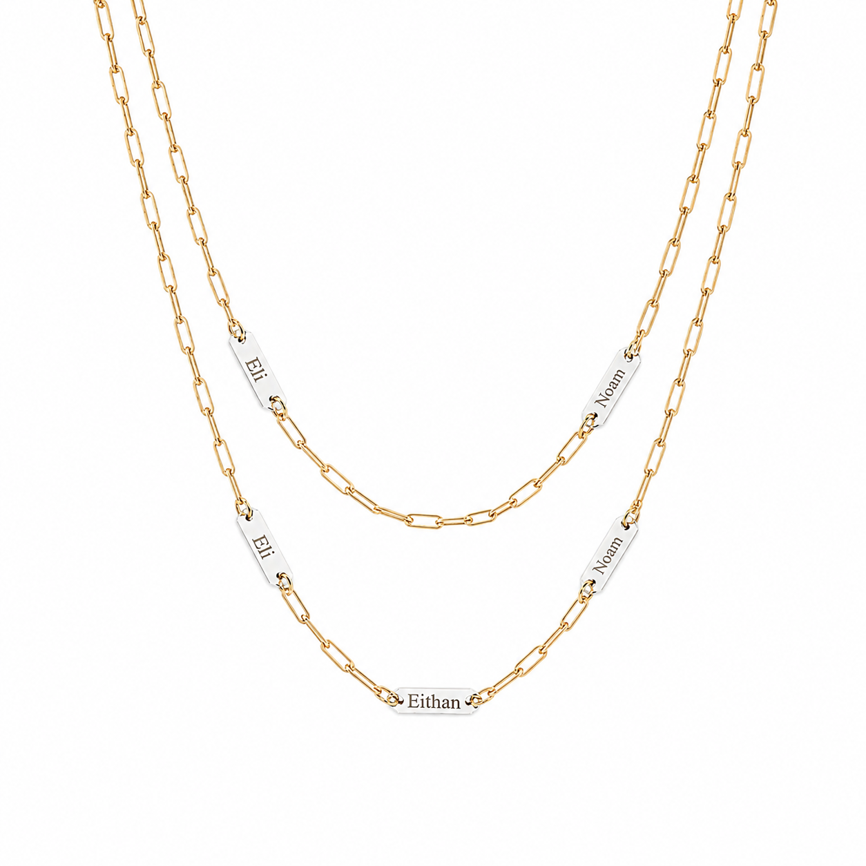 Kayla Name Paperclip Necklace