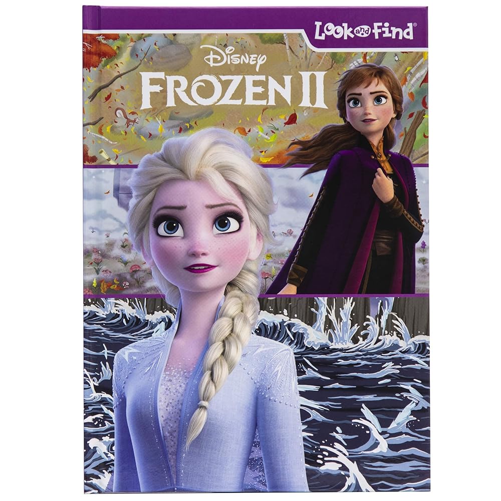 Disney Frozen 2 Elsa, Anna, Olaf, and More! - Look and Find Activity Book - PI Kids