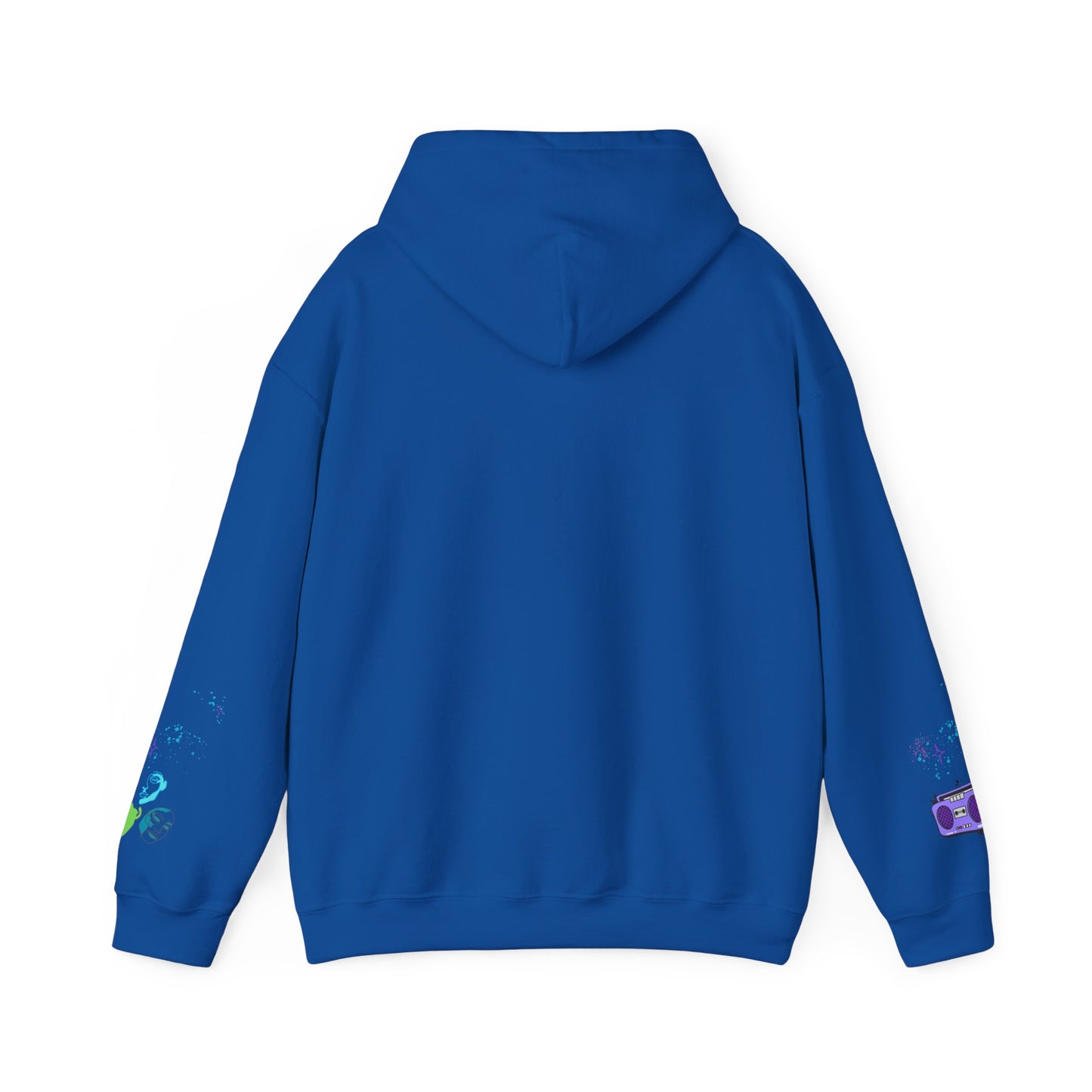 Colorful Dance Hoodie for Creative Spirits, Cozy Unisex Hooded Sweatshirt, Perfect for Parties, Dance Classes, Gifts
