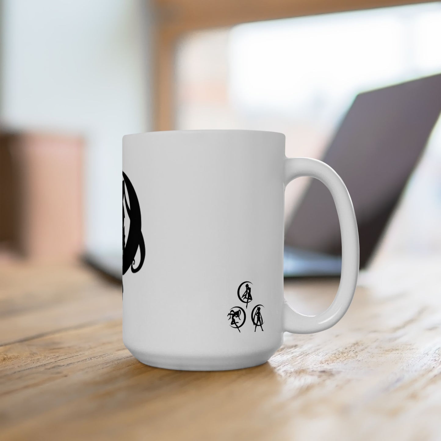 Elegant Fairy Silhouette Ceramic Mug | Enchanting Anime Coffee Cup, Magical Gift, Fantasy Lover, Home Decor, Birthday Present