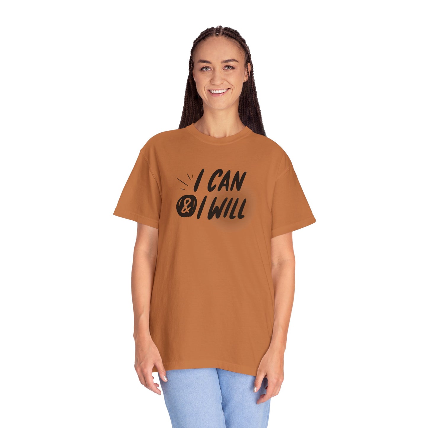 Motivational T-Shirt - Unisex Garment-Dyed Tee, Inspiring Quote, Gift for Friends, Workout Gear, Positive Affirmation Apparel