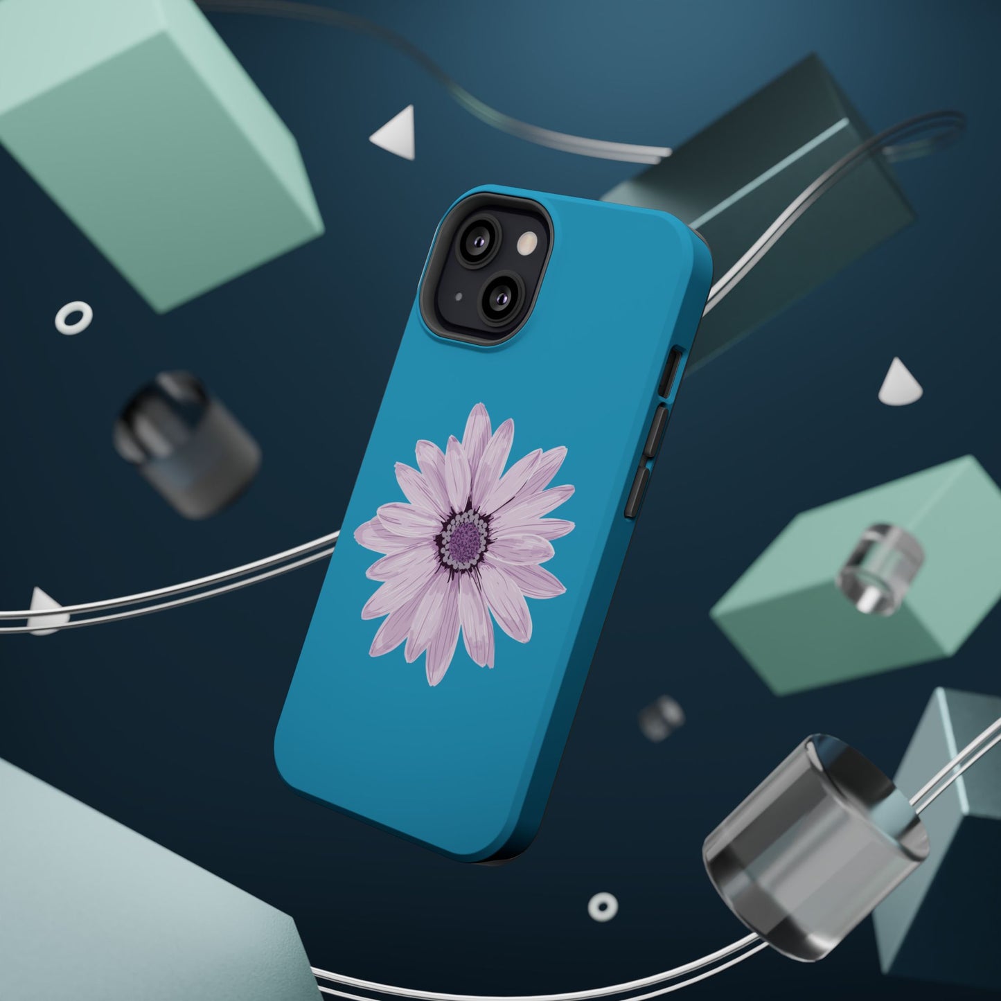Magnetic Phone Cases with Floral Design, Impact-Resistant Accessories, Stylish Tech Protection, Gifts for Her, Unique Cell Phone Cases