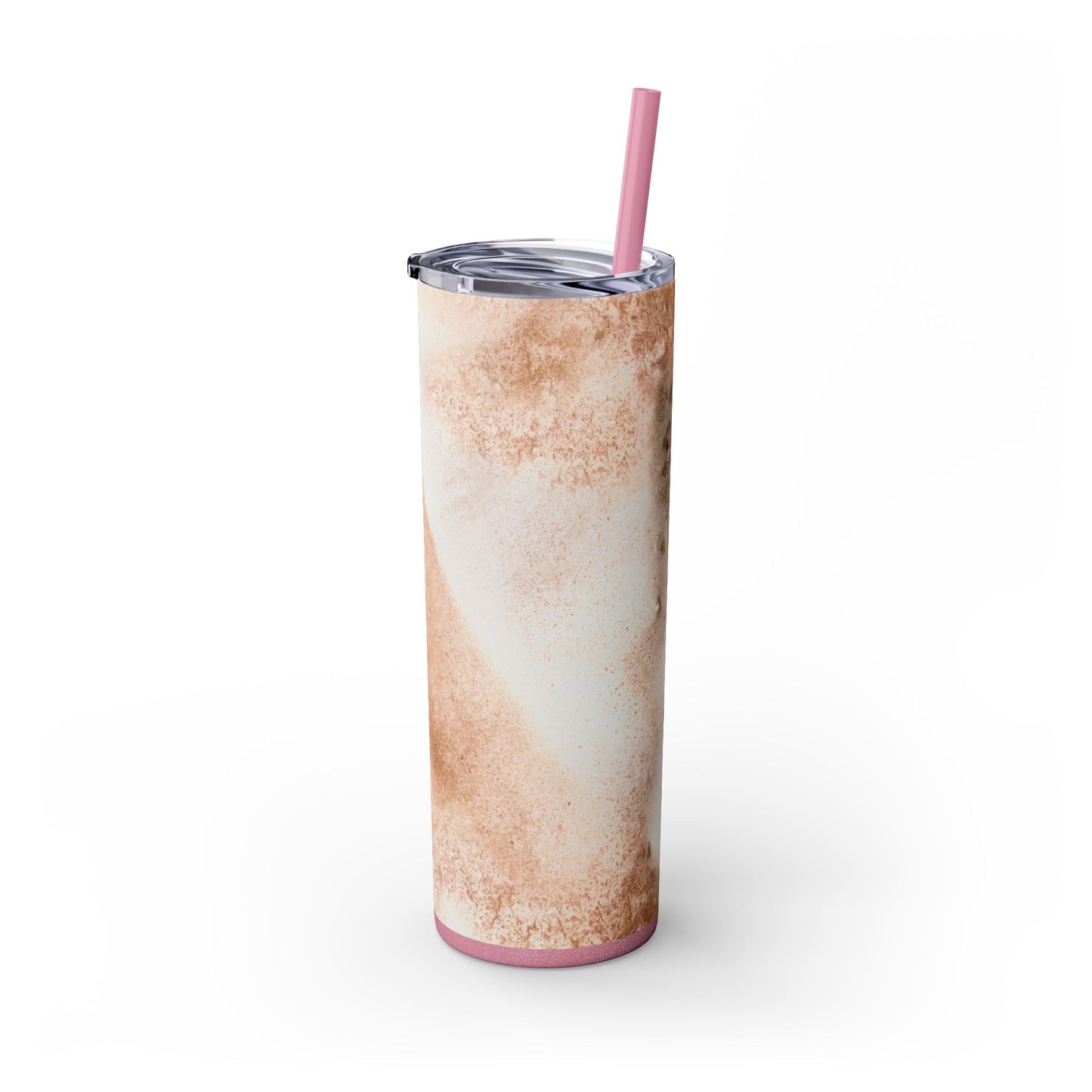 Stylish Marble Skinny Tumbler with Straw, Perfect for Gifts, Home Office, Summer, Mom's Day, Outdoor Adventures, Travel Mug