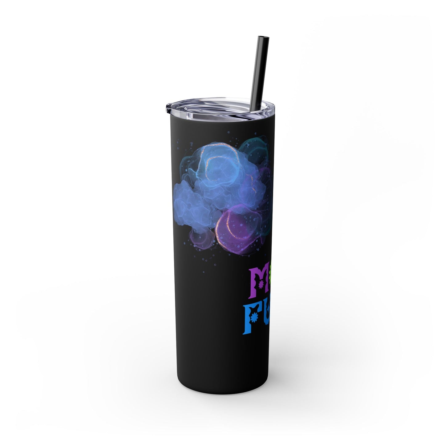 Mom Fuel Skinny Tumbler, 20oz Travel Cup, Gift for Moms, Fun Drinkware for Mothers, Perfect for Coffee and Tea