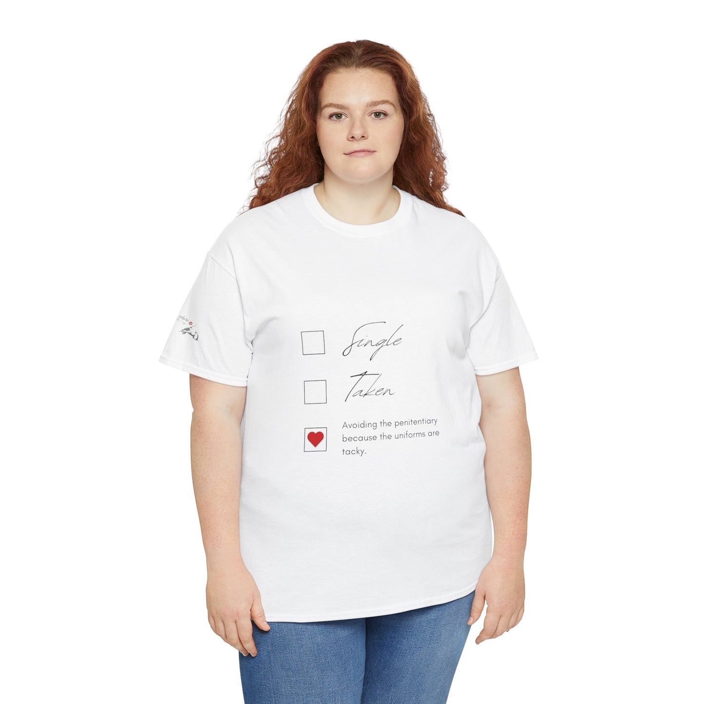 Single Taken Avoiding the Pen Play Where It's Safe T-Shirt Unisex Heavy 100% Cotton Tee