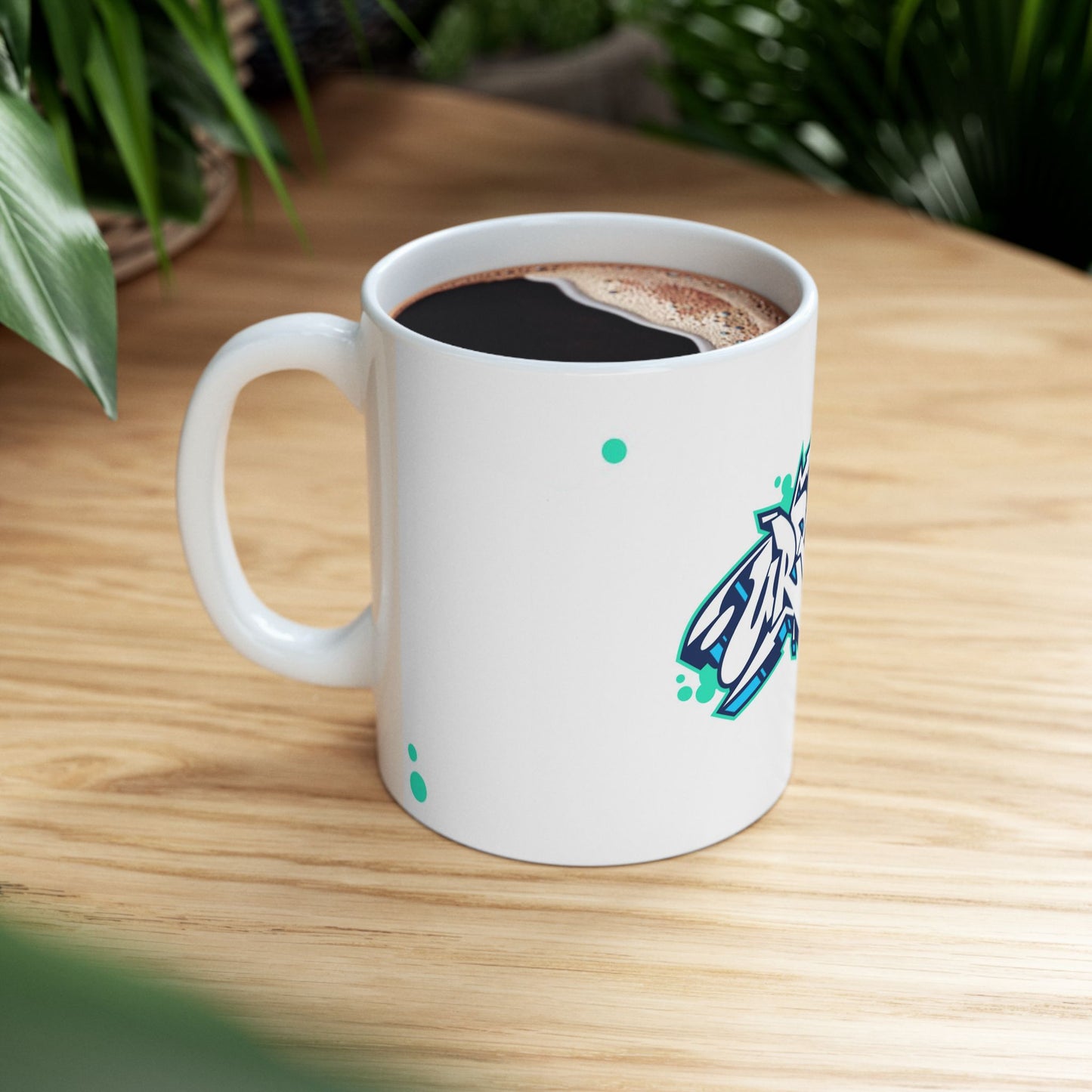 Urban Graffiti Ceramic Mug - Unique Coffee Cup, Gift for Street Art Lovers, Hip Hop Decor, Custom Drinkware, Modern Home Accessory