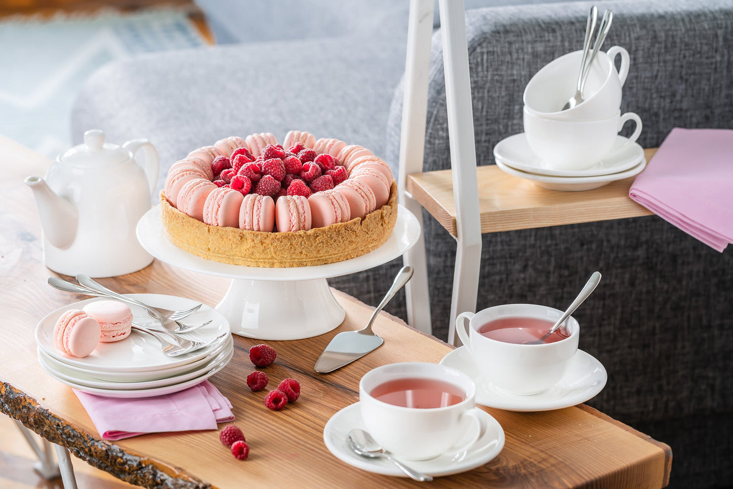 Professional Rolled Rim White Dessert Plate 7" inch | 18 Cm-4