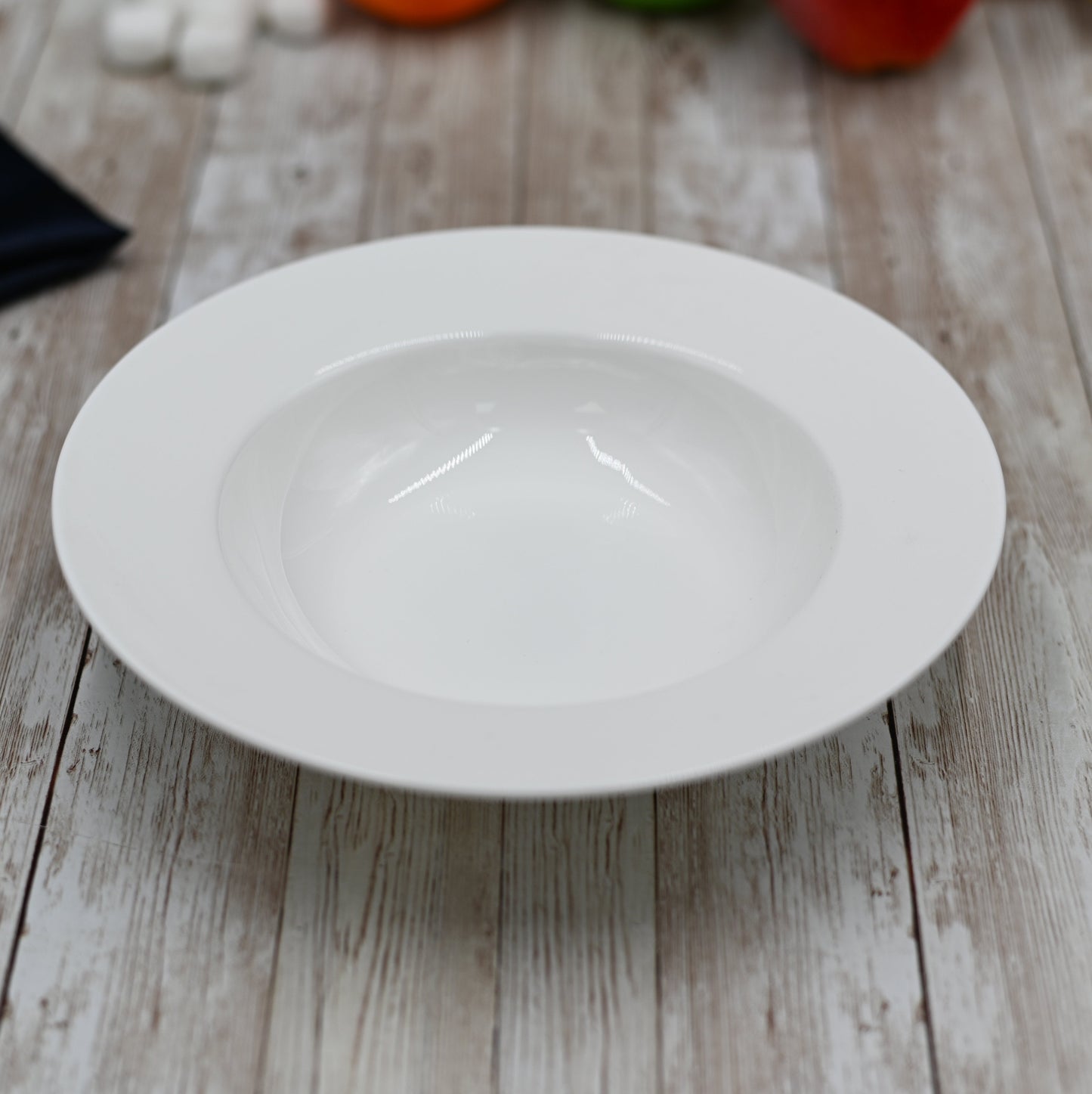 White Deep Plate 8" inch | 20 Cm 11 Oz | 325 Ml-0