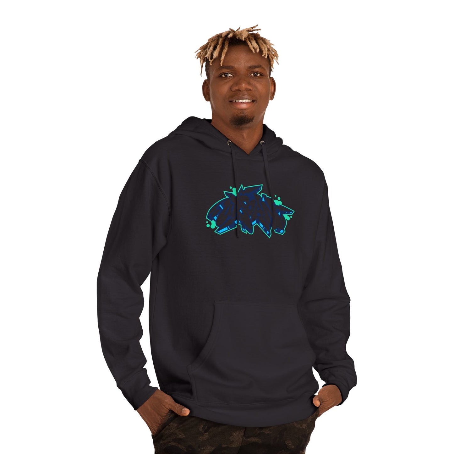 URBAN Graffiti Unisex Hooded Sweatshirt - Trendy Streetwear for Urban Fashion