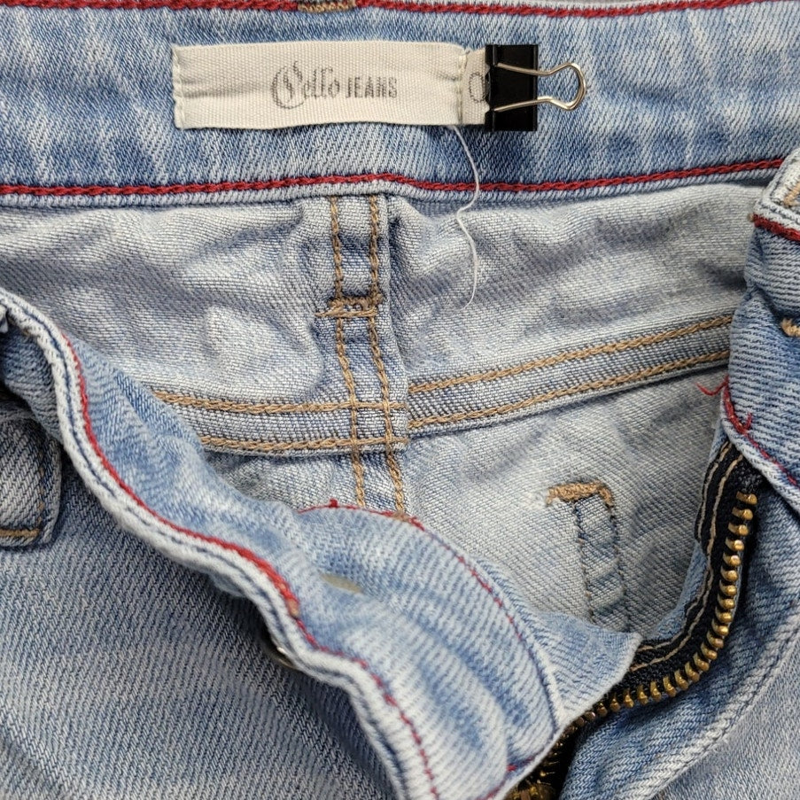 Cello Jeans Womens Size 0 Factory Distressed Factory Faded Denim Jeans