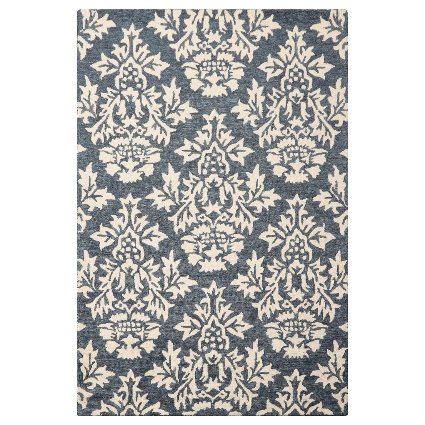 LoomBloom Multi Size Slate Gray Hand Tufted Transitional Wool Oriental Area Rug-4